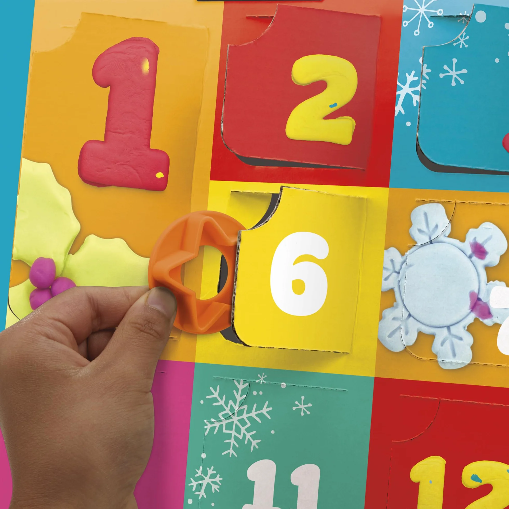 Świąteczny kalendarz adwentowy Play-Doh dla dzieci
