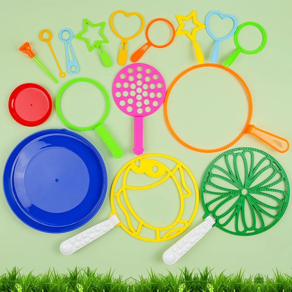 OSDUE 31PCS Bubble DmdanieZestaw Mydła Bąbelkowe Dla Dzieci, Kreatywny Bubble Kit, Odpowiedni Do Zajęć Na Świeżym Powietrzu, Przyjęcia Urodzinowe, Gry Dziecięce