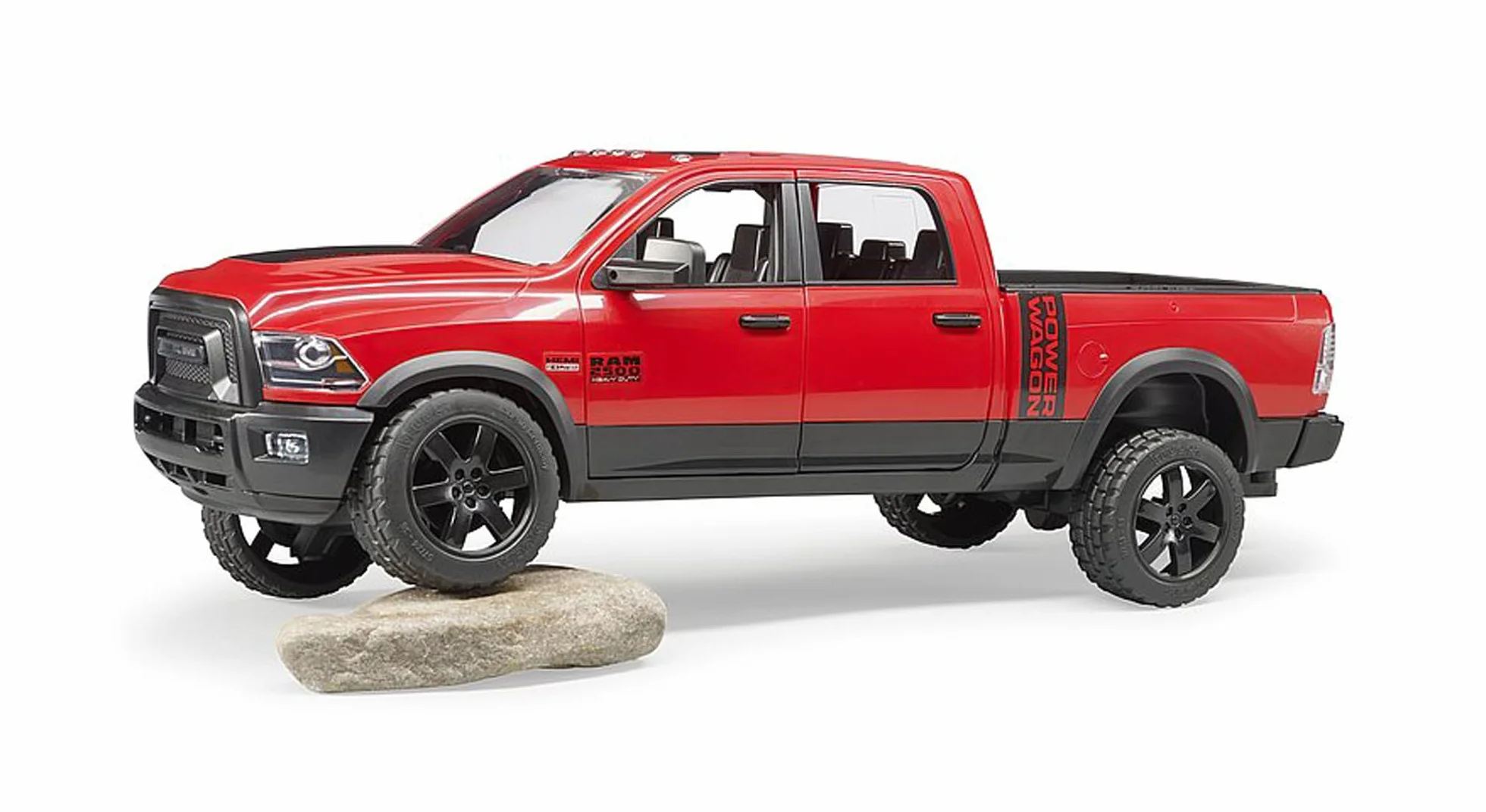 bruder 02500 - RAM 2500 Power Wagon - 1:16 Pojazdy, Pick-up, 4x4, Ciężarówka z platformą, Samochód, Jeep, Zabawki