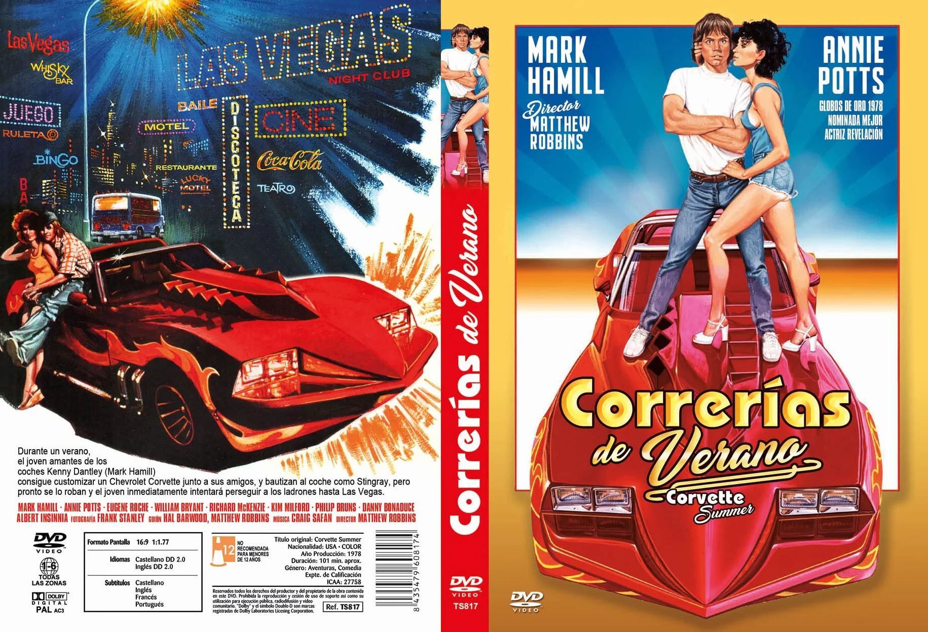 Correrías de Verano DVD 1978 Letnia Corvette