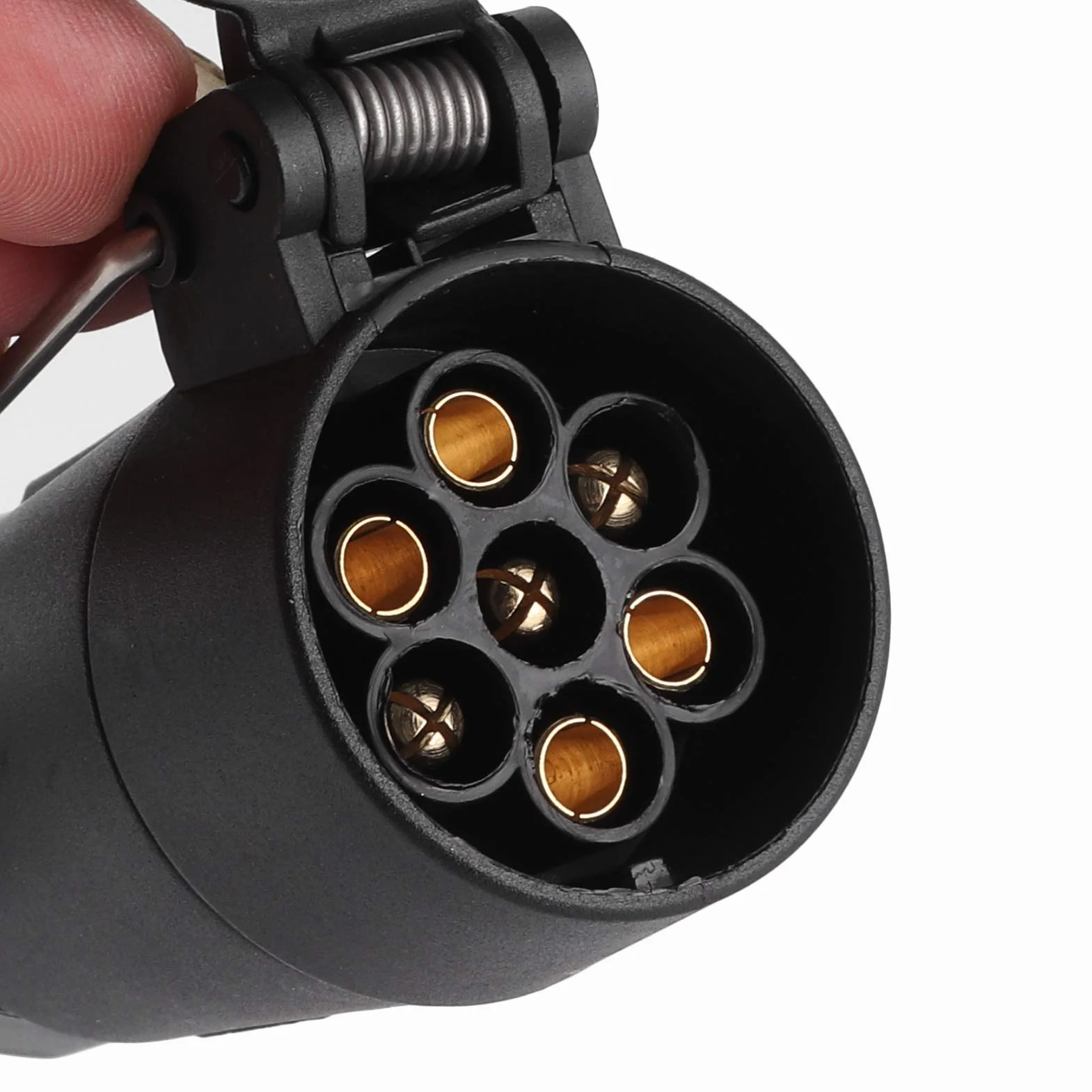 Adapter do przyczepy 7 13, konwerter światła USA 4-biegunowy na 7-biegunowy, separacja sygnału hamowania