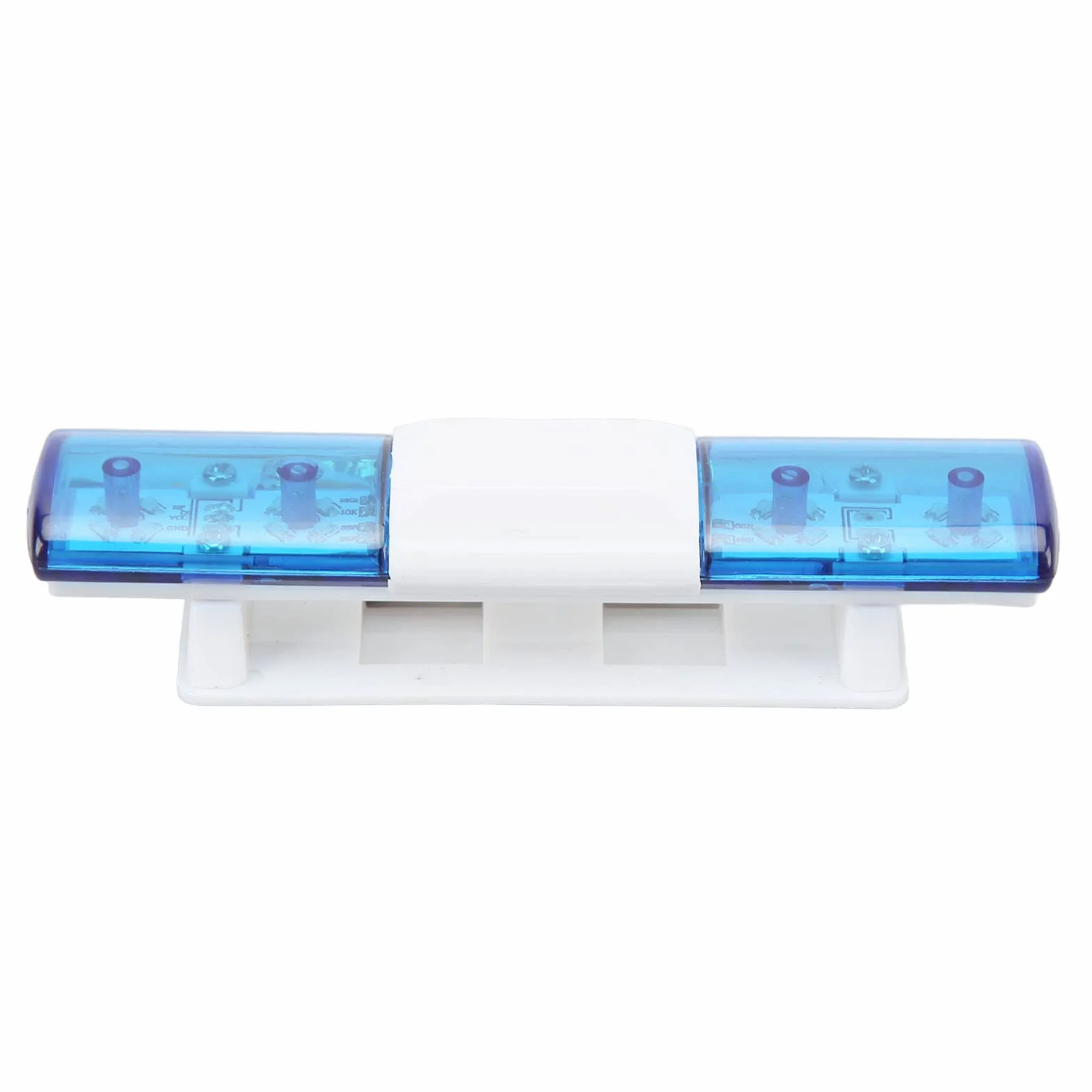 Światło Policyjne RC LED, 4 Tryby Lampa Błyskowa RC Lampa Ostrzegawcza LED dla Samochodów RC 1/8 1/10 (BLUE)