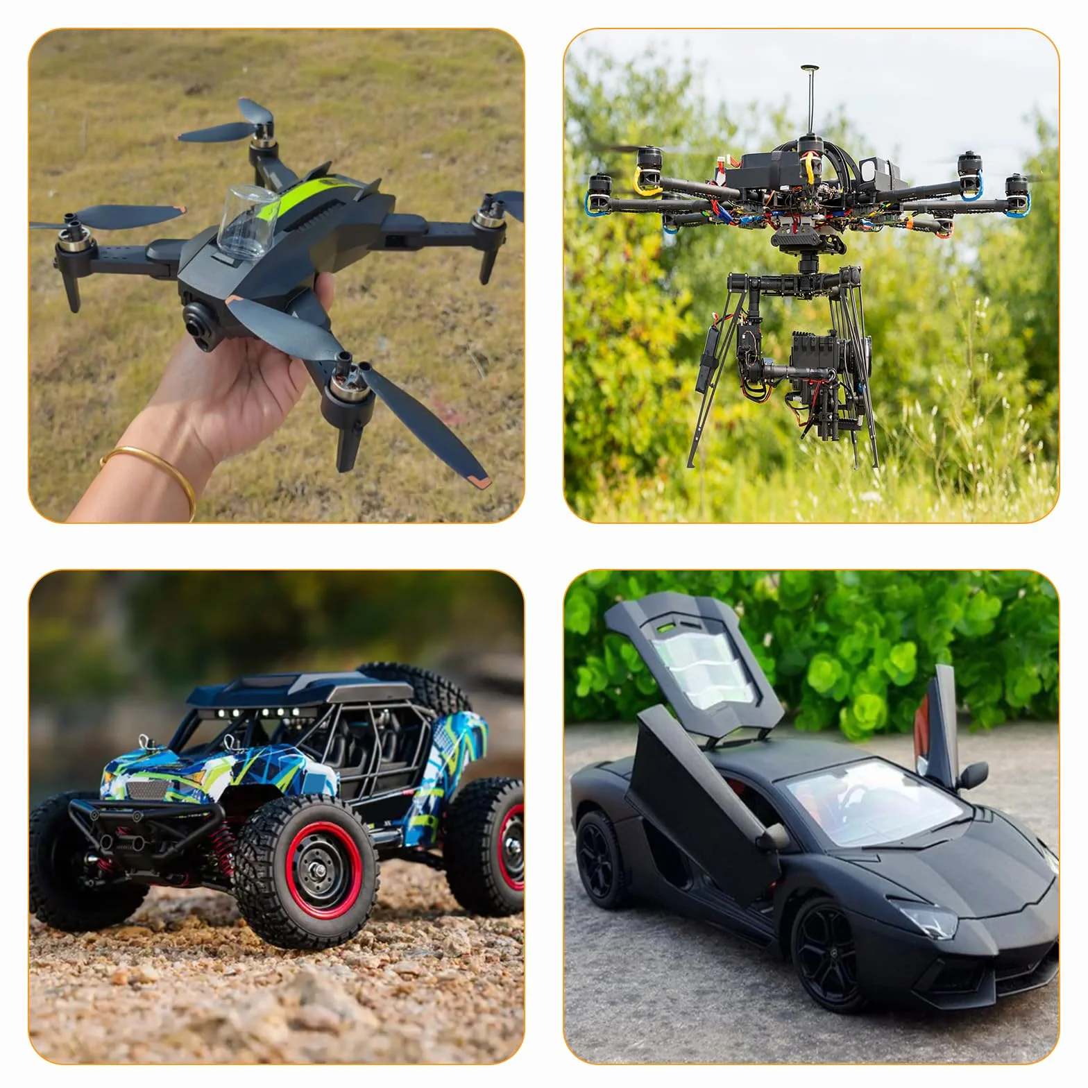 10 Par Złączy XT60, Złącza Baterii XT60 Męskie i Żeńskie z Termokurczliwą Osłoną, do Akumulatorów Lipo RC, Żółte