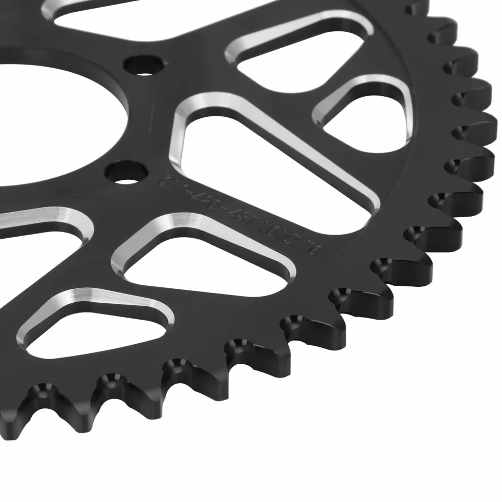 48 zębów zębatka motocyklowa, tylne koło łańcuchowe do Sur-Ron S/X Segway X160/X260 Talaria Sting Electric Sur Ron Light Bee-Black