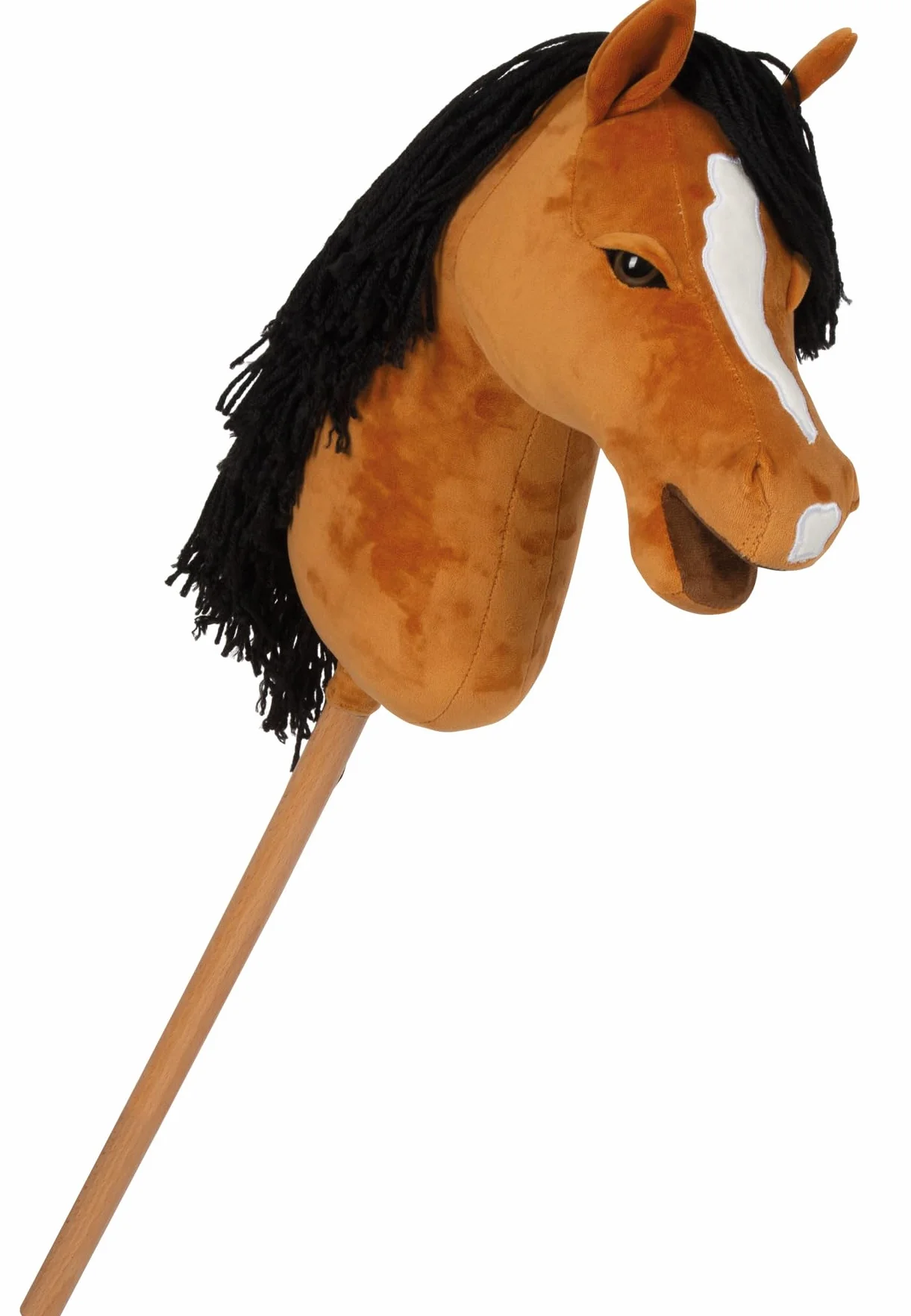 small foot Hobby Horse brązowy 'Melodie', zdejmowany kij i grzywa, w zestawie kantar, uzda i smycz, dla dzieci w wieku od 3 lat, 12715