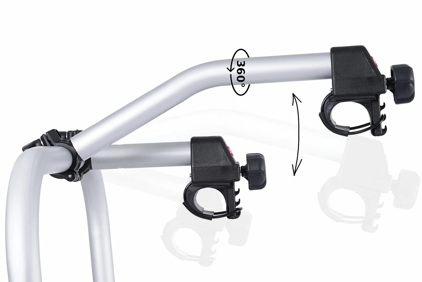 FABBRI"BICI OK MTB VAN" tylny bagażnik rowerowy kompatybilny z DUCATO JUMPER BOXER - 2 rowery