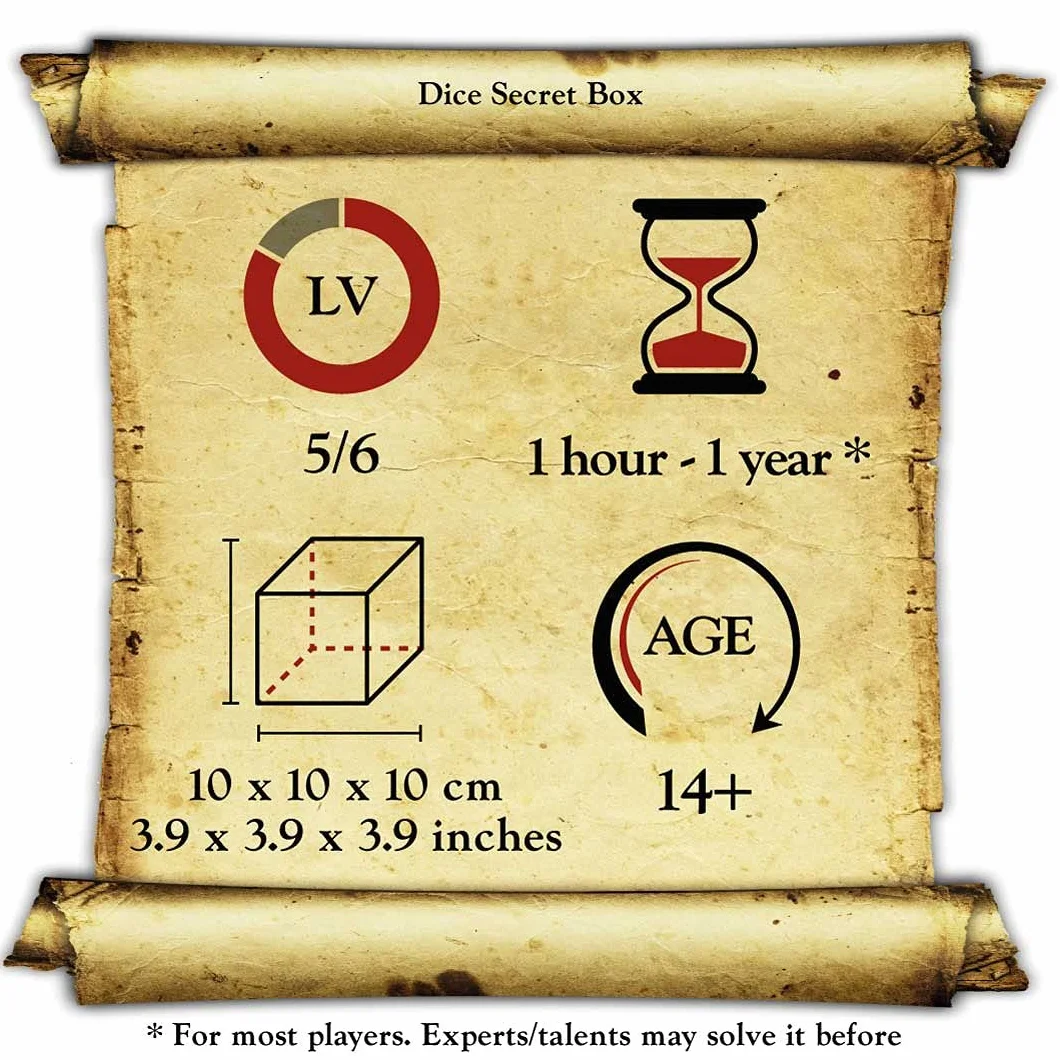 Logica Puzzle Art. Sekretne Pudełko na Kości - Drewniana Łamigłówka - Sekretny Sejf - Trudność 5/6 Niewiarygodny - Kolekcja Leonarda da Vinci