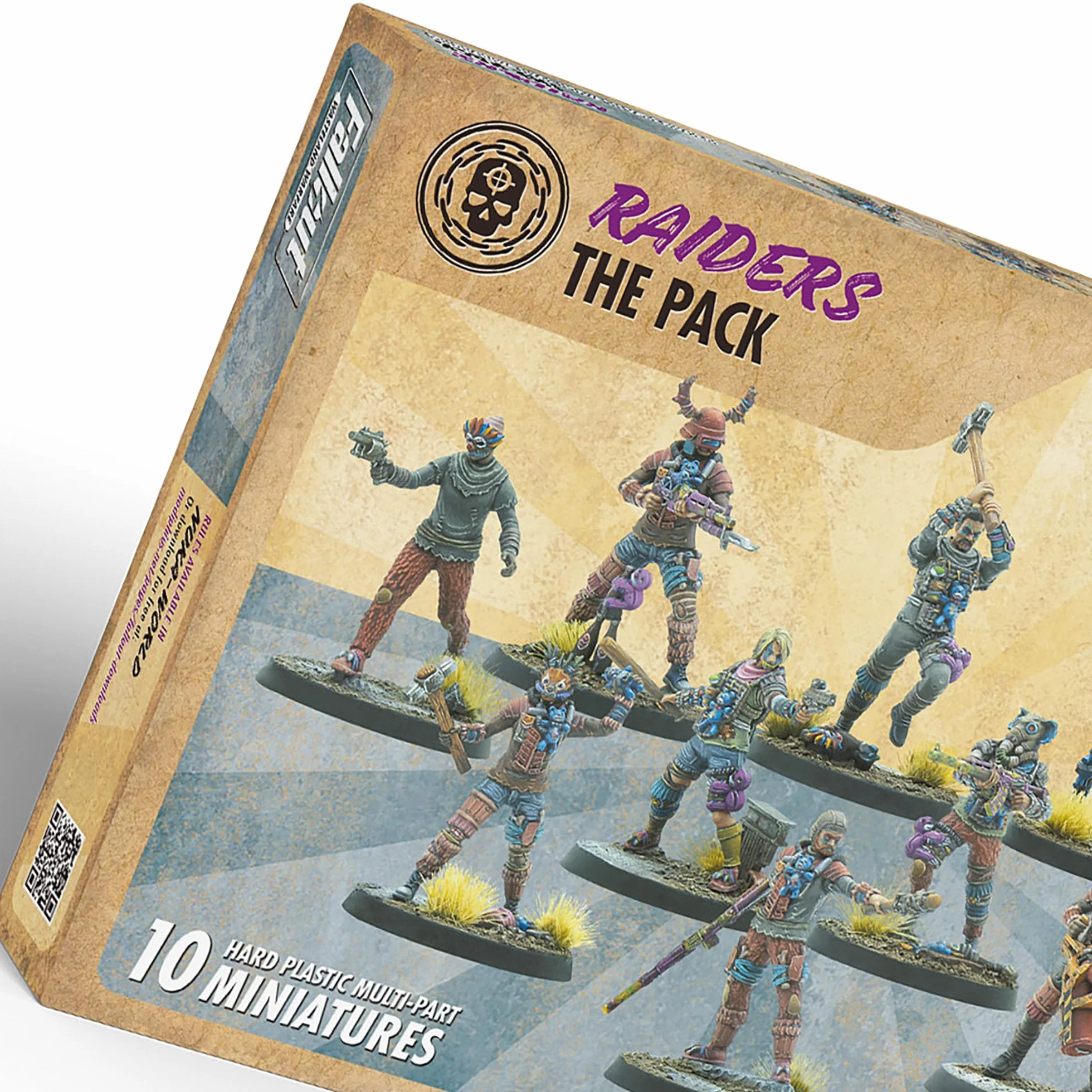 Modiphius Entertainment | Fallout Wasteland Warfare | Raiders: The Pack | Miniatures | Unpainted