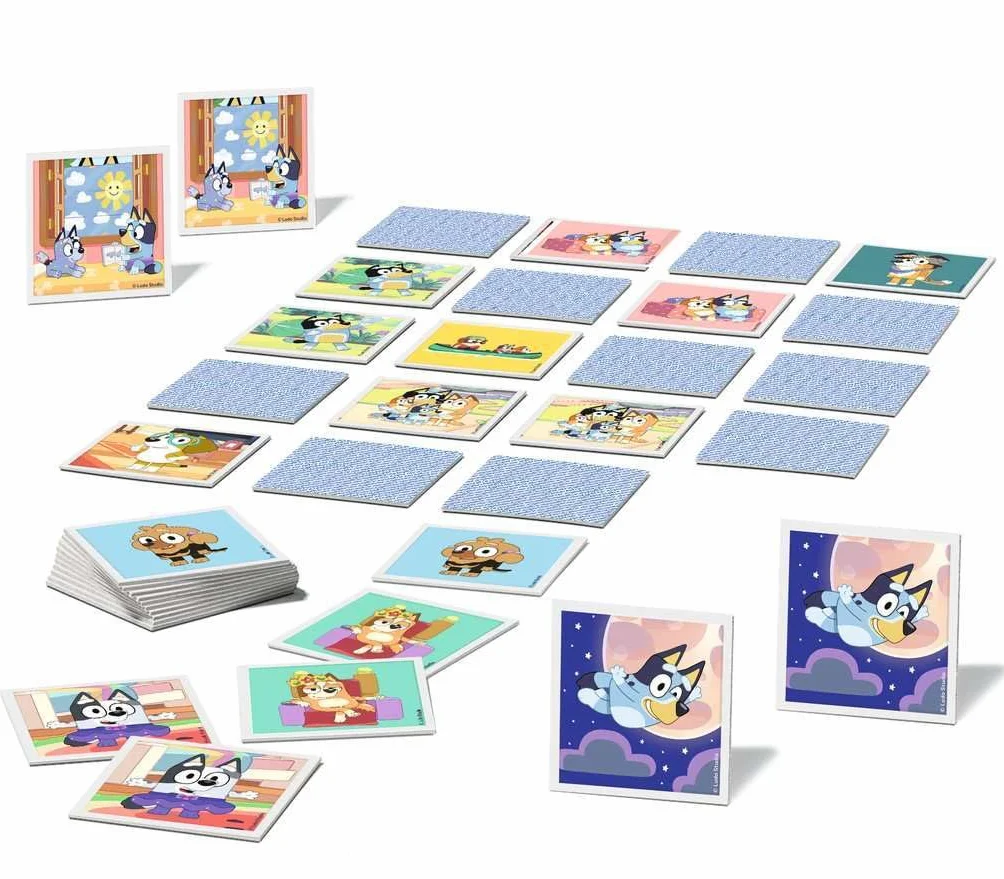 memory® Bluey - Gesellschaftsspiel & Brettspiel ab 3 Jahre