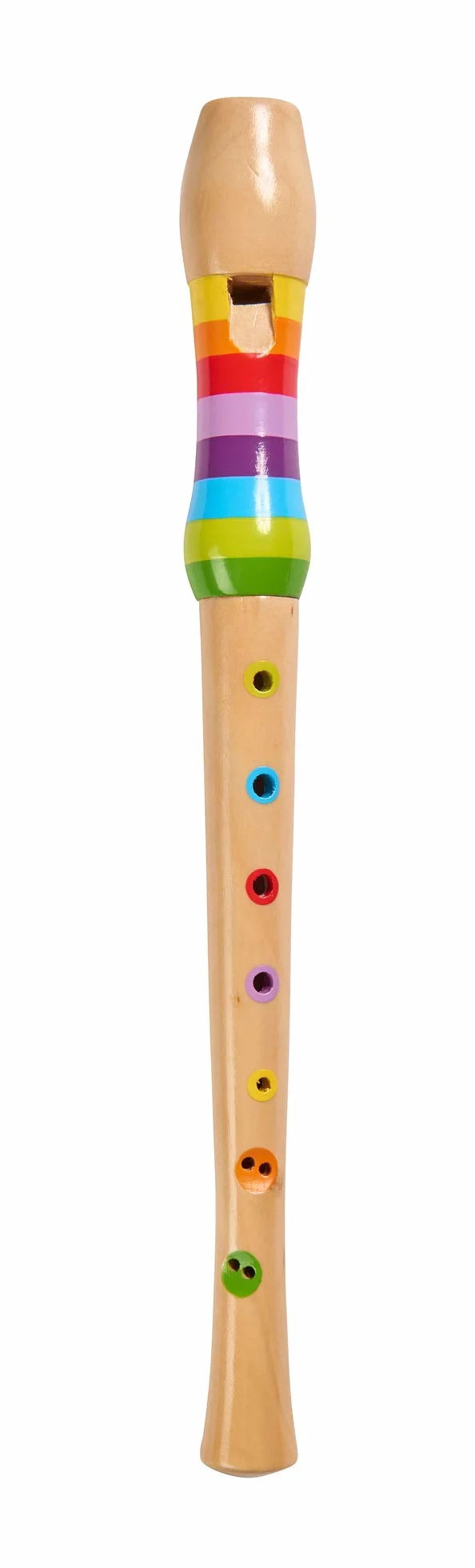 Eichhorn 100003481 Drewniany Flet z nutami 32 cm, natutalny materiał i wzornictwo przyjazne dla dzieci, instrument drewniany przeznaczony dla dzieci od 4 lat