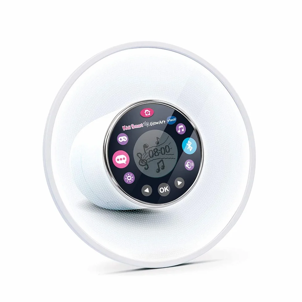 VTech - Kidi Smart Glow Art, podświetlany i inteligentny głośnik Bluetooth do personalizacji za pomocą 2 markerów z efektami neonowymi, magiczna aktywność, budzik, gry, prezent dla dzieci od 6 lat -