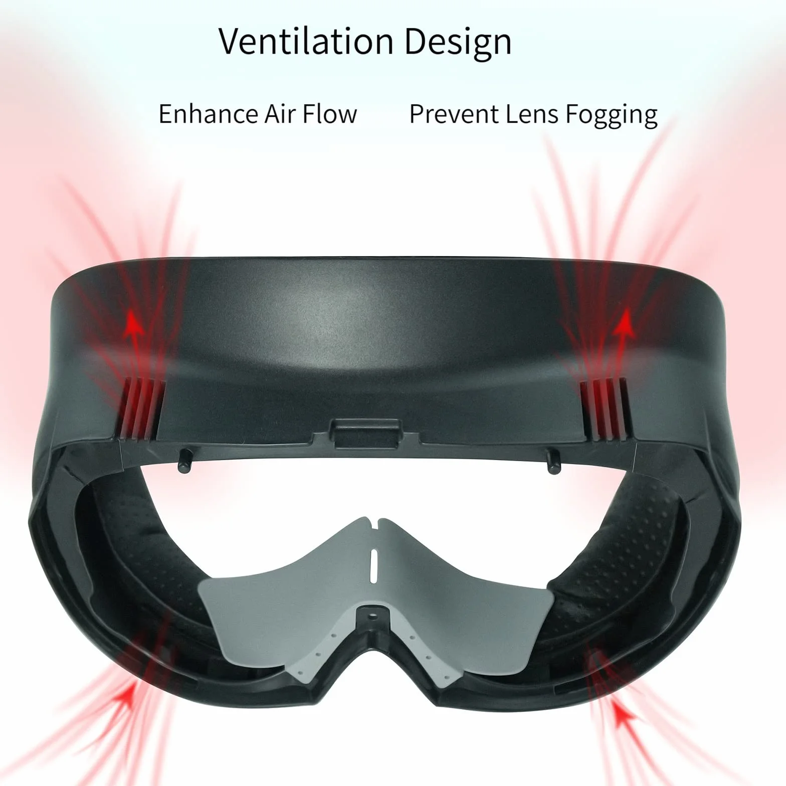 HUAYUWA Vr Face Pad Uchwyt interfejsu twarzy, odporny na pot, zamiennik poduszki z pianki PU, kompatybilny z akcesoriami PICO 4 VR