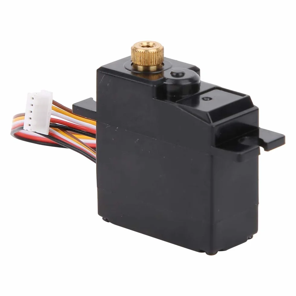 VGEBY Rc Servo, Rc Servo Motor High Torquer Servo metalowa przekładnia Upgrade części zamienne akcesoria pasują do A949/A959 1/18 Rc Car Wltoys 144001 Servo