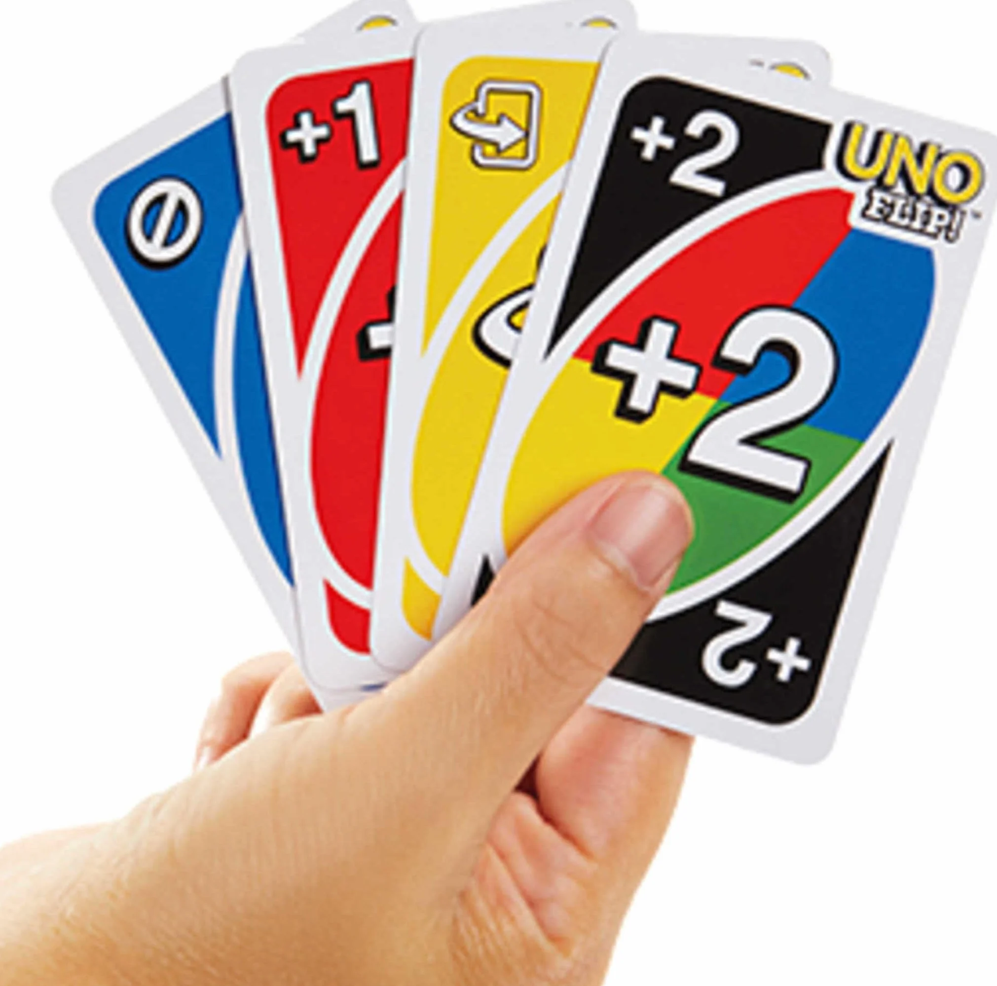 Mattel Games UNO FLIP! rodzinna gra karciana z 112 kartami, świetny prezent dla dzieci w wieku 7 lat i starszych, GDR44