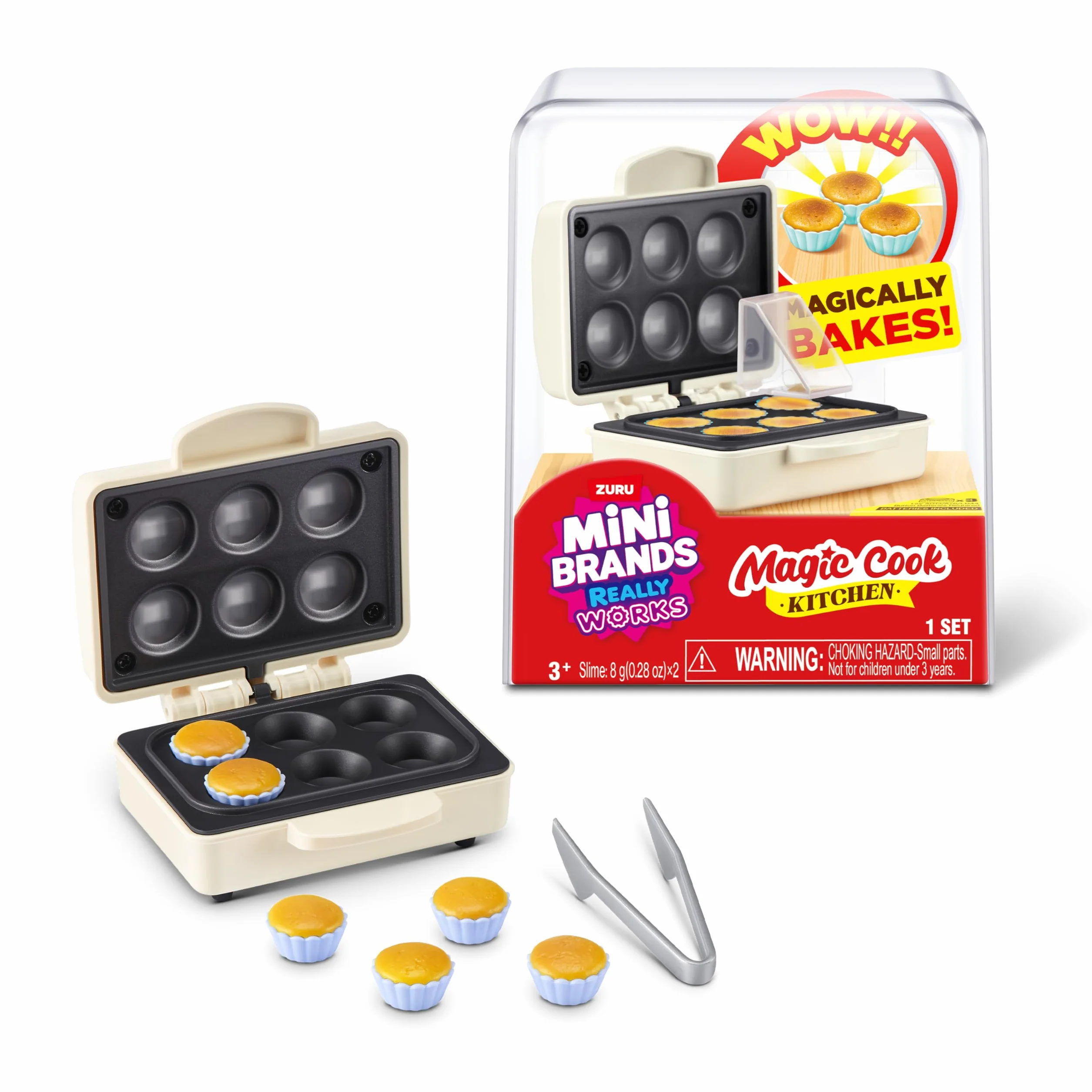 MINI BRANDS MAGICZNA SERIA KUCHENNA Z 1 KUCHNĄ KUCHNĄ KUBEKĄ - KOSTKA