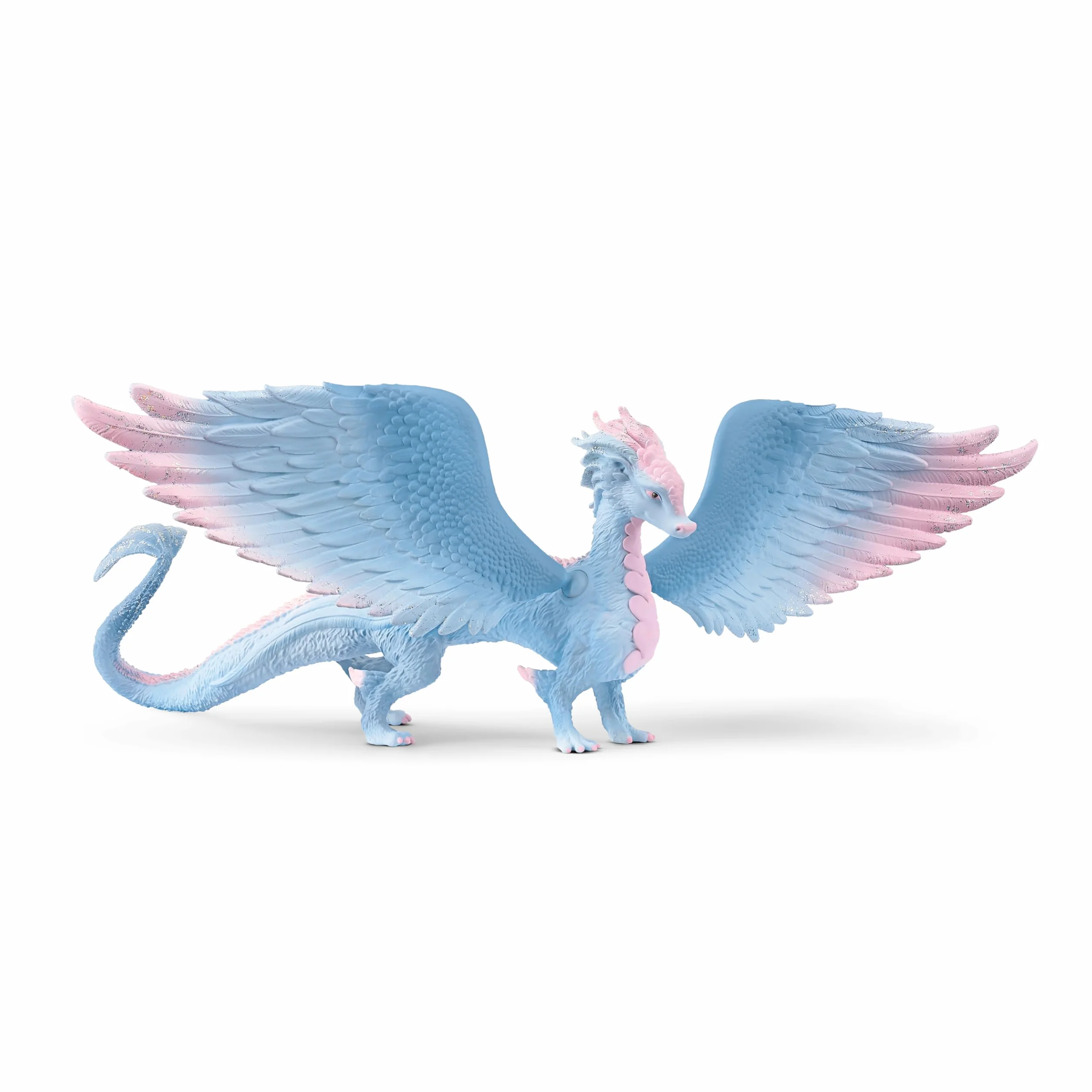 schleich BAYALA | Kryształowy Smok 70833 | Szczegółowe, fantastyczne figurki kolekcjonerskie | Smok z ruchomymi skrzydłami | Prezent dla dziewczynek i chłopców | Figurka od 5 lat | 32 × 25 × 15 cm