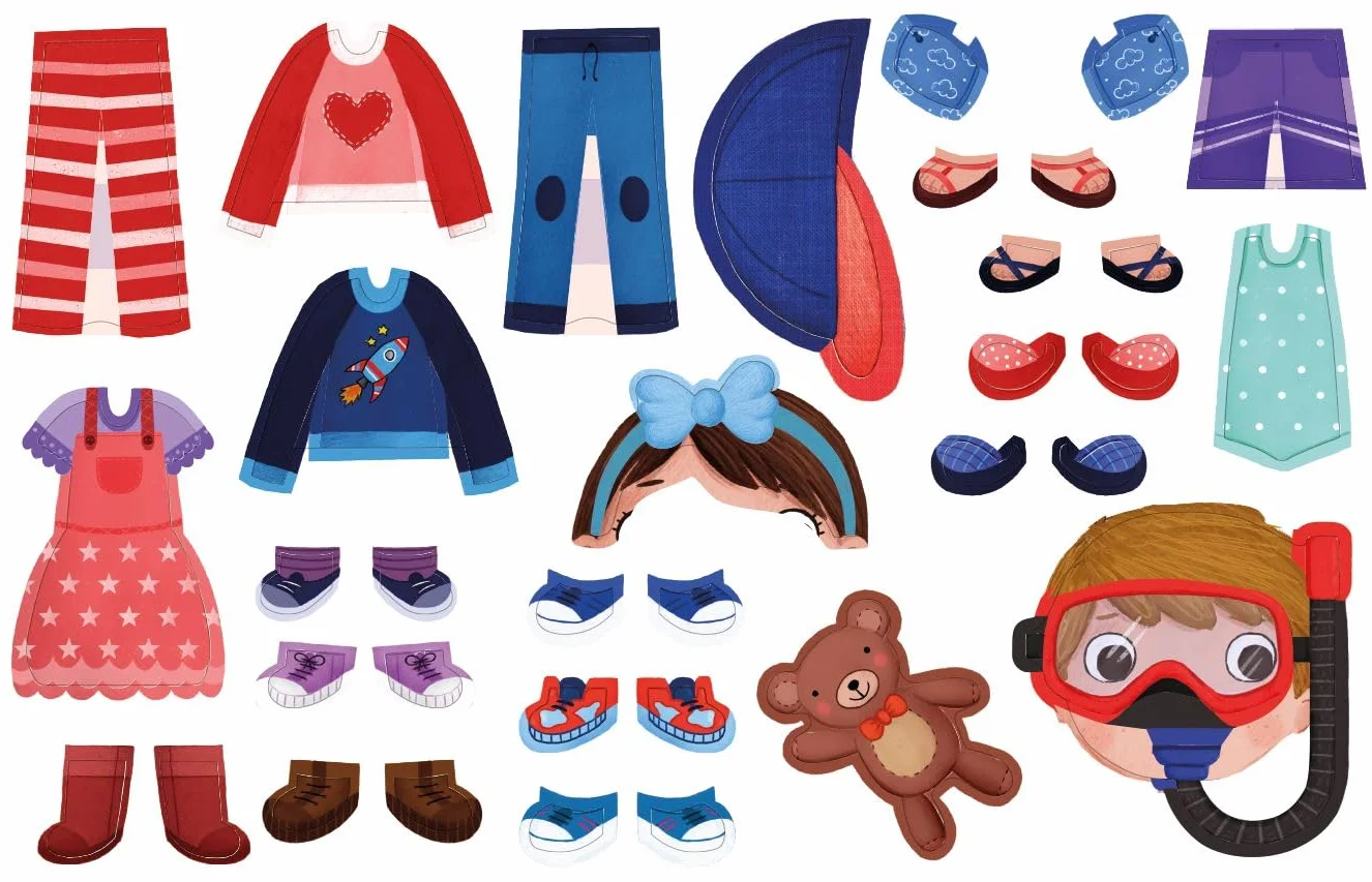 APLI Kids 17557 Zabawka magnetyczna ze zwierzętami, kolorowa, rozmiar uniwersalny