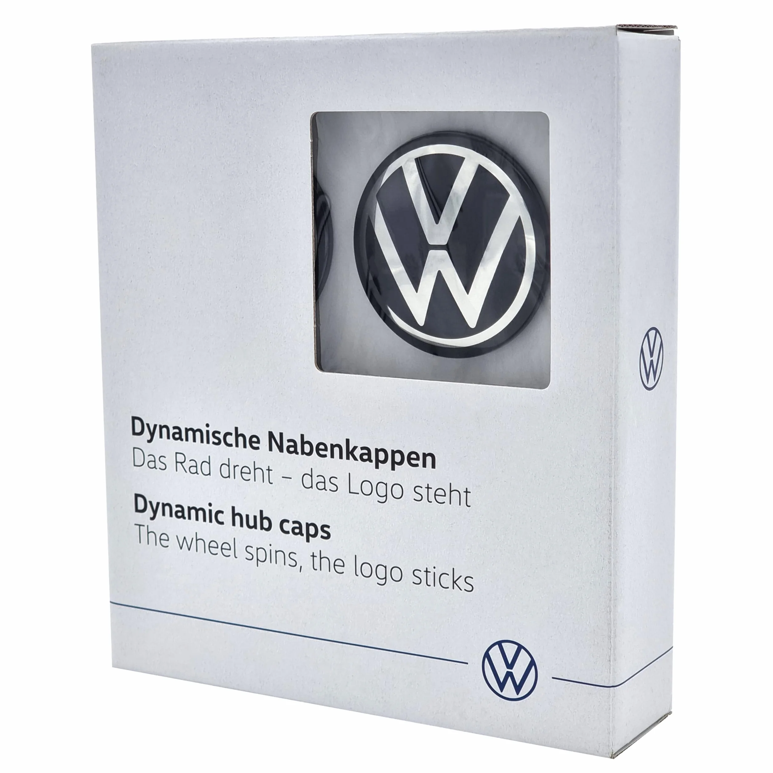 Volkswagen 000071213D zaślepka piasty do felg LM, dynamiczna, ze stojącym logo w trybie jazdy