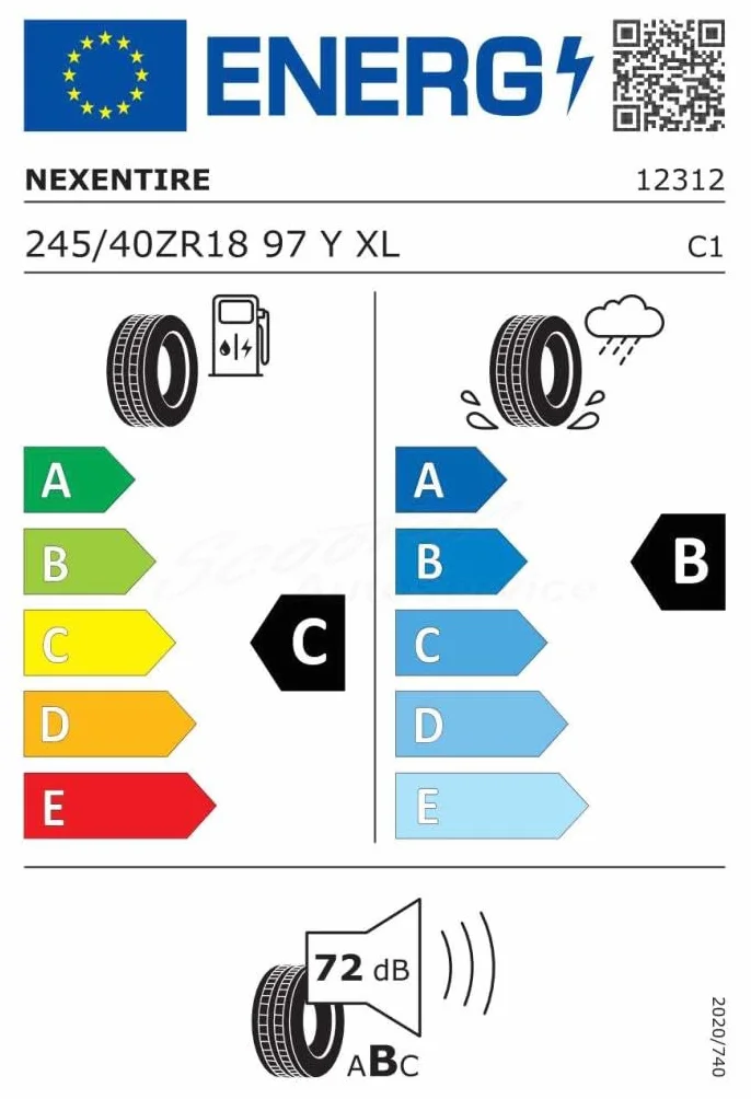 Nexen N'Fera SU1 XL RPB - 245/40R18 97Y - opony letnie