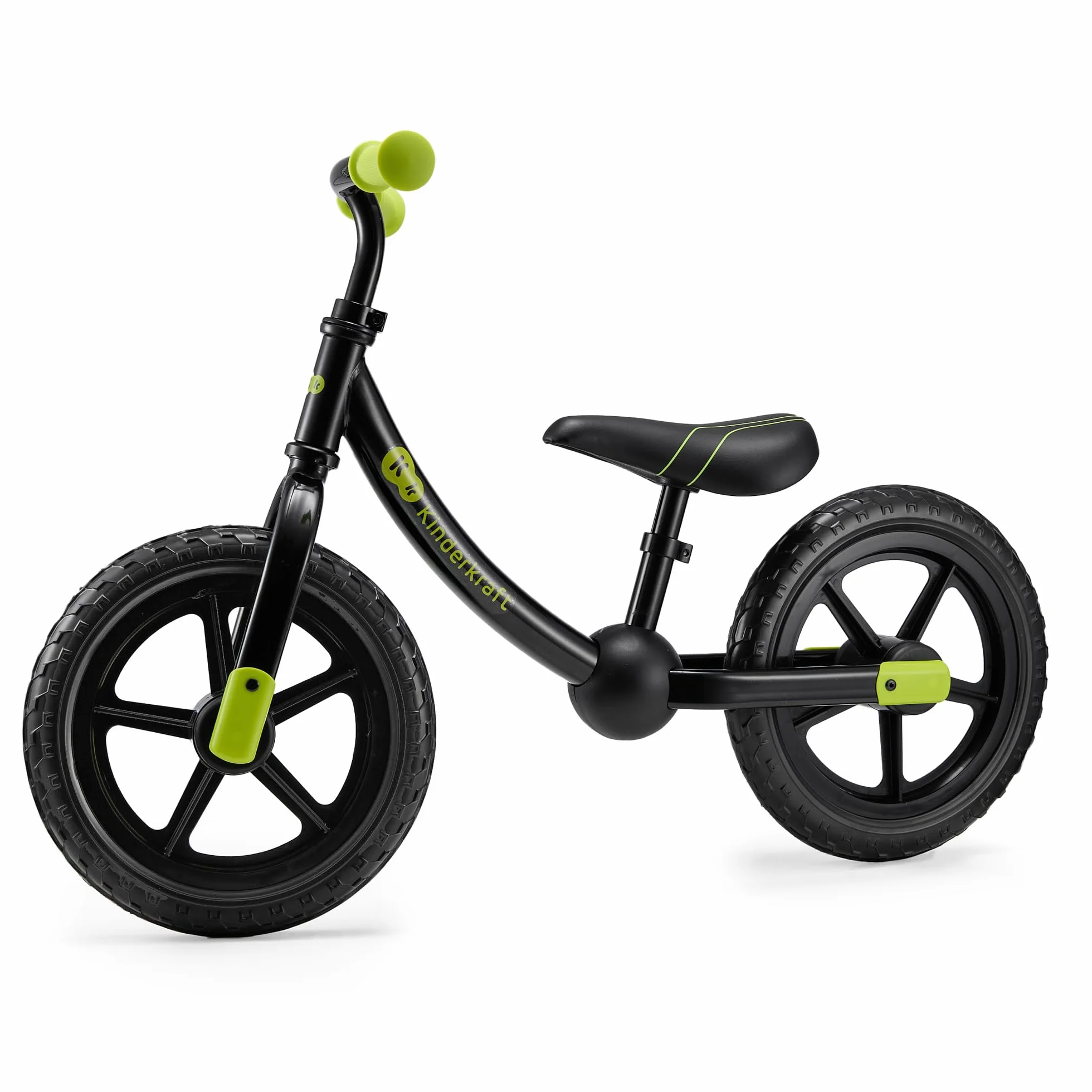 Kinderkraft 2WAY Next Off Road rowerek biegowy od 3 lat, lekki rower do nauki chodzenia, koła 12", regulacja wysokości siodełka i kierownicy, łatwy montaż, ograniczone uderzenie kierownicy, gumowe