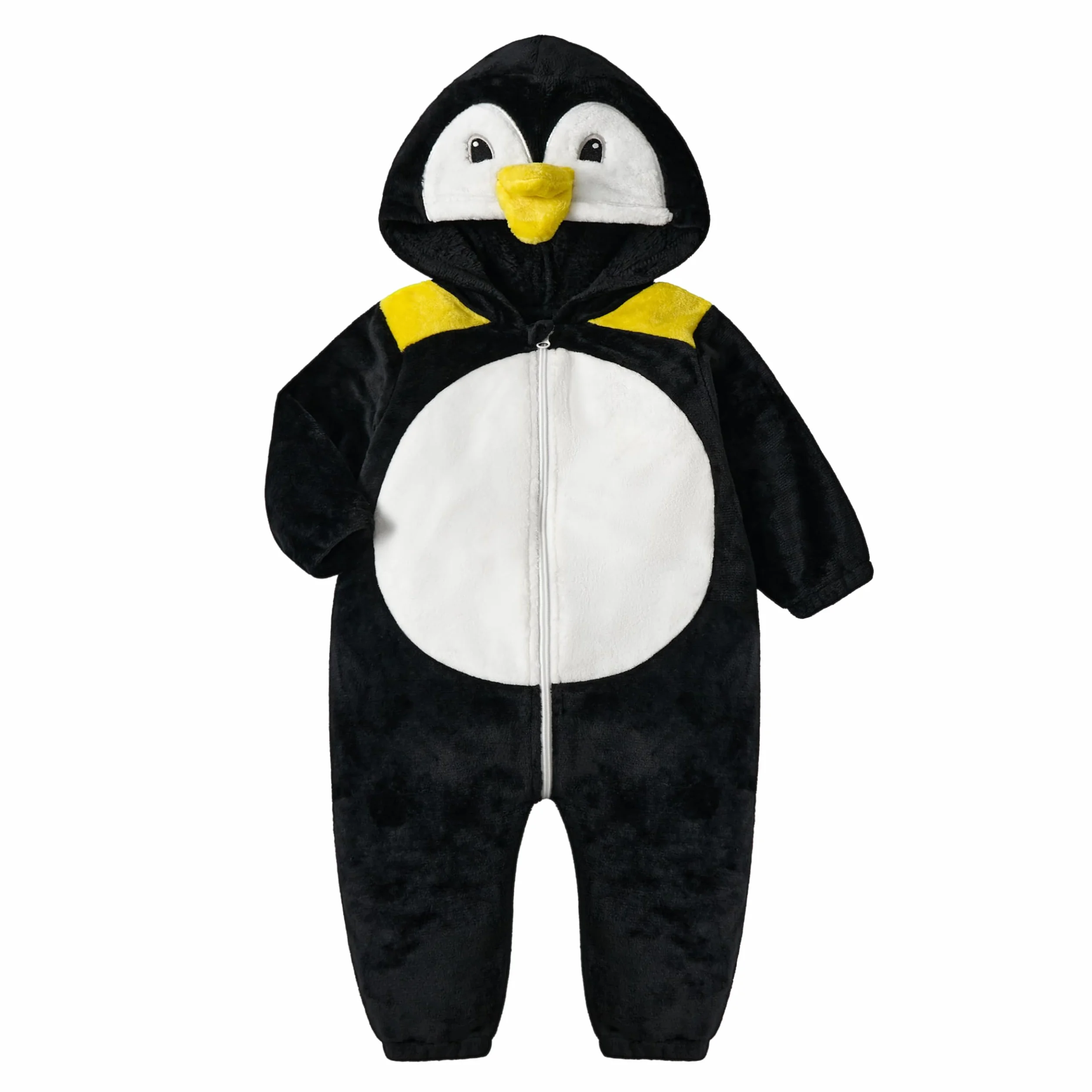 LOLANTA Kostium dla dzieci unisex dla dzieci, kostium zwierząt z kapturem dla dzieci, flanelowy kombinezon związkowy