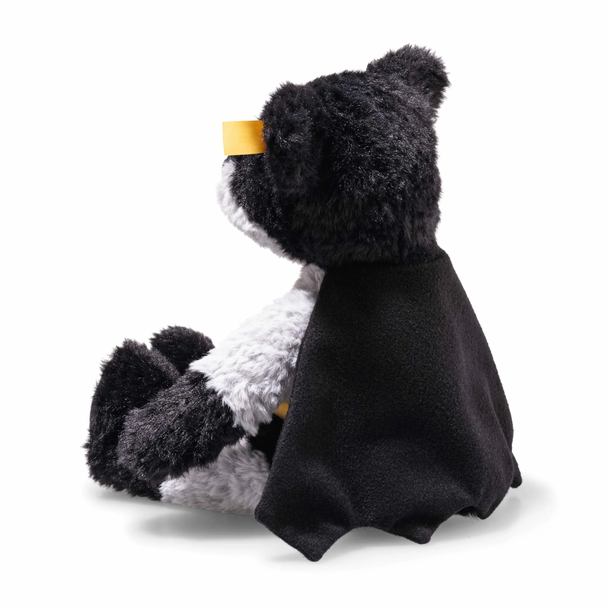 Steiff Pluszowy miś Batman 29 cm, kolorowy, przytulanka, super bohater, idealny dla dzieci i fanów, pluszowy miś w stylu Batmana, wykonany z miękkiego pluszu, można prać w pralce