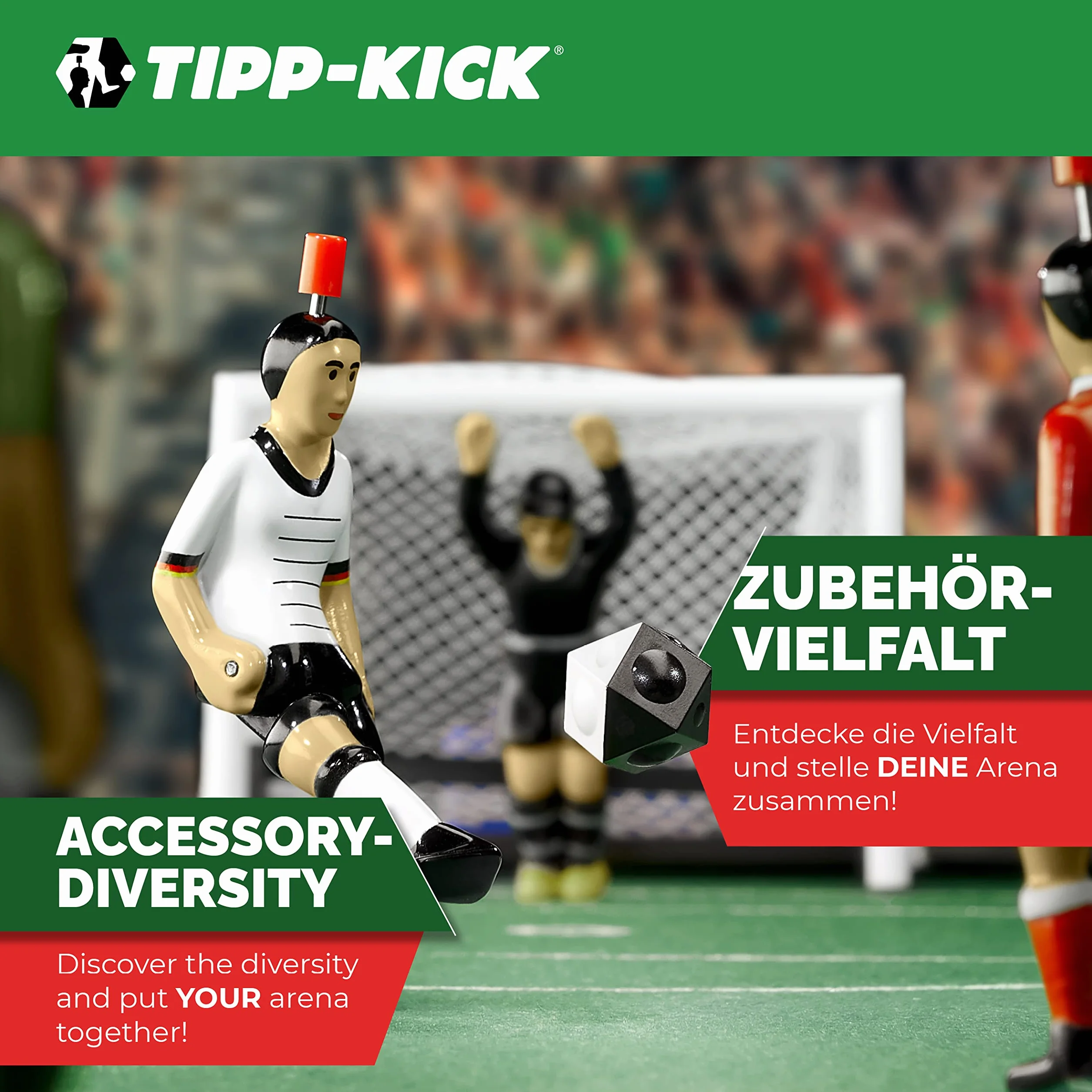 TIPP-KICK MIE01605 zestaw 5 piłek, biały i czerwono-żółty, 5 sztuk