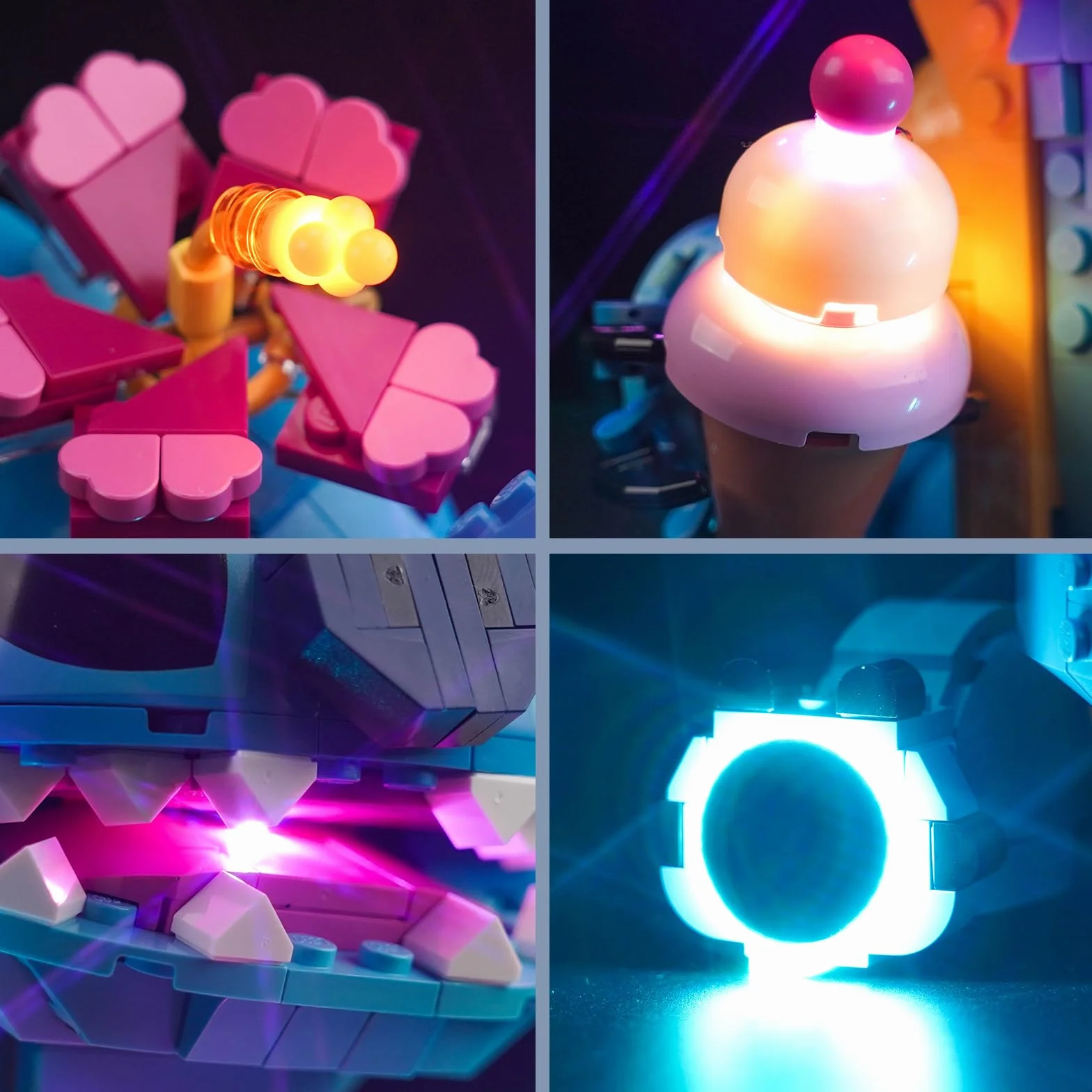 Zestaw oświetleniowy z pilotem zdalnego sterowania do Lego Stitch (bez modelu), zestaw oświetleniowy LED do zestawu Lego 43249 Stitch, kreatywna zabawka
