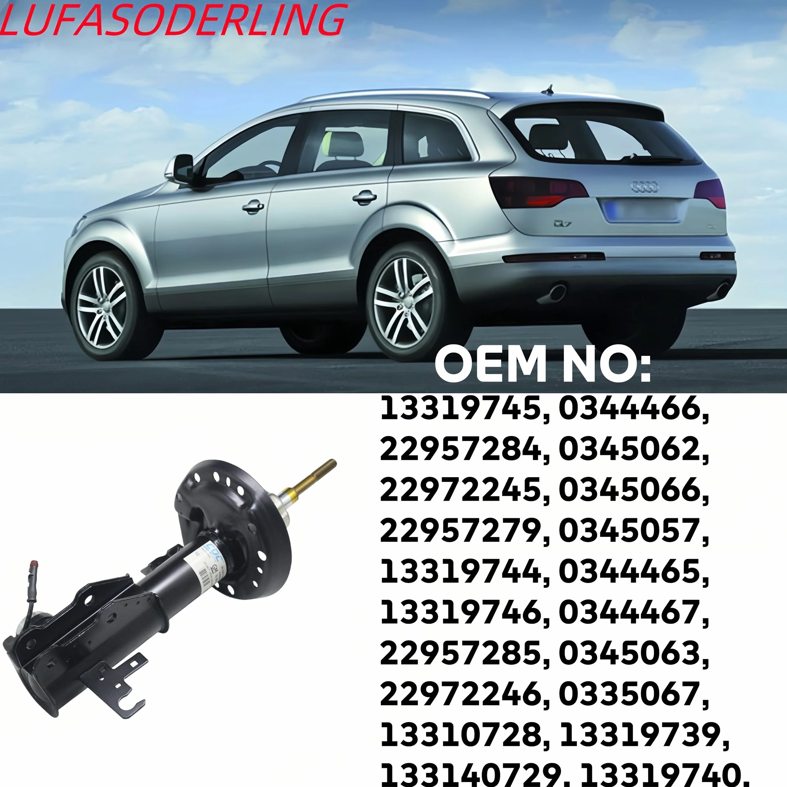 Przednie zawieszenie pneumatyczne, amortyzatory sprężynowe z elektrycznymi lub VDC lub EDC 506-761 do Buick Regalway 2011-2013 OEM 506-761/13319741, 506-762/13319742 (z przodu po prawej