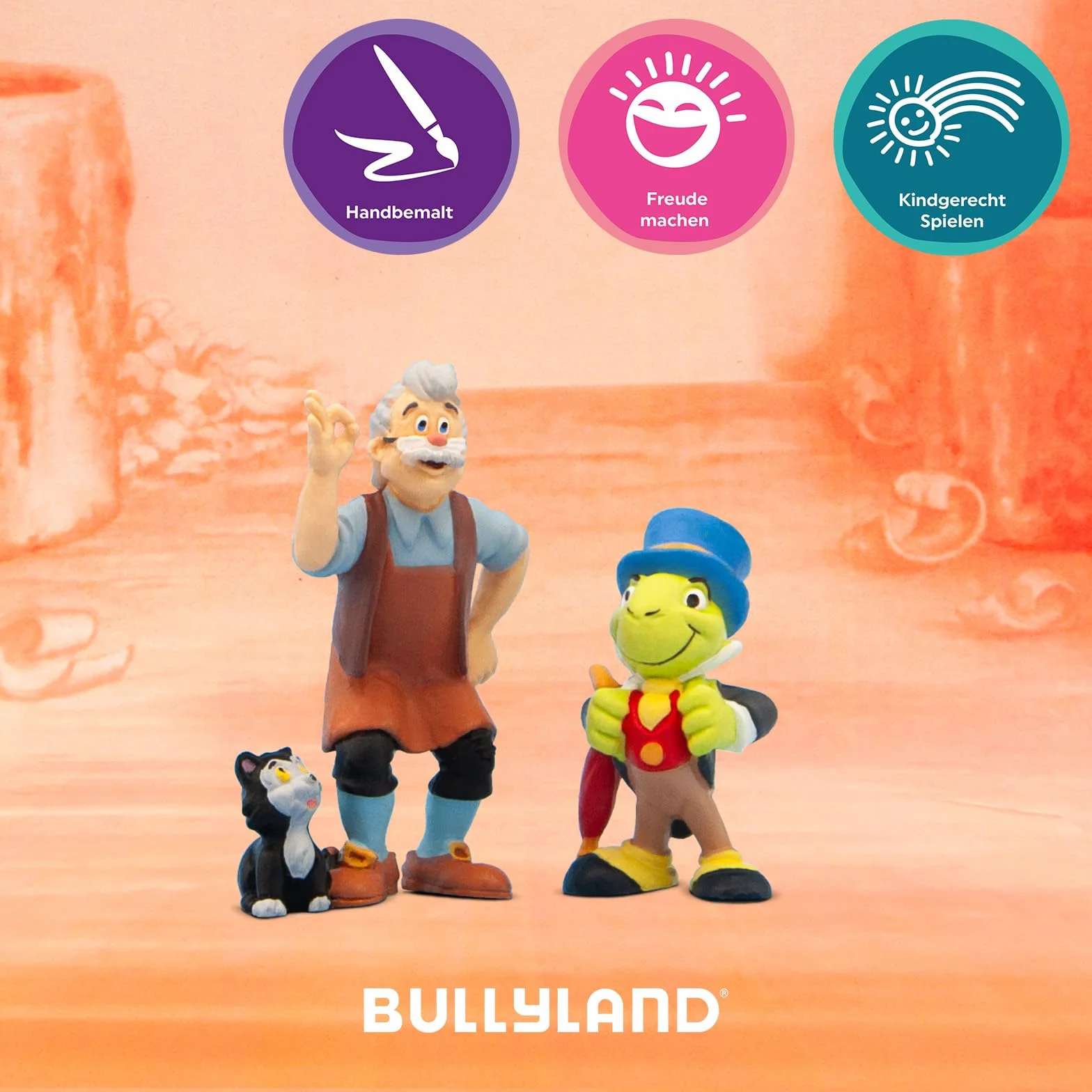 Bullyland 12397 - BULLYLAND - Walt Disney Pinokio - Figurka Jiminy Cricket