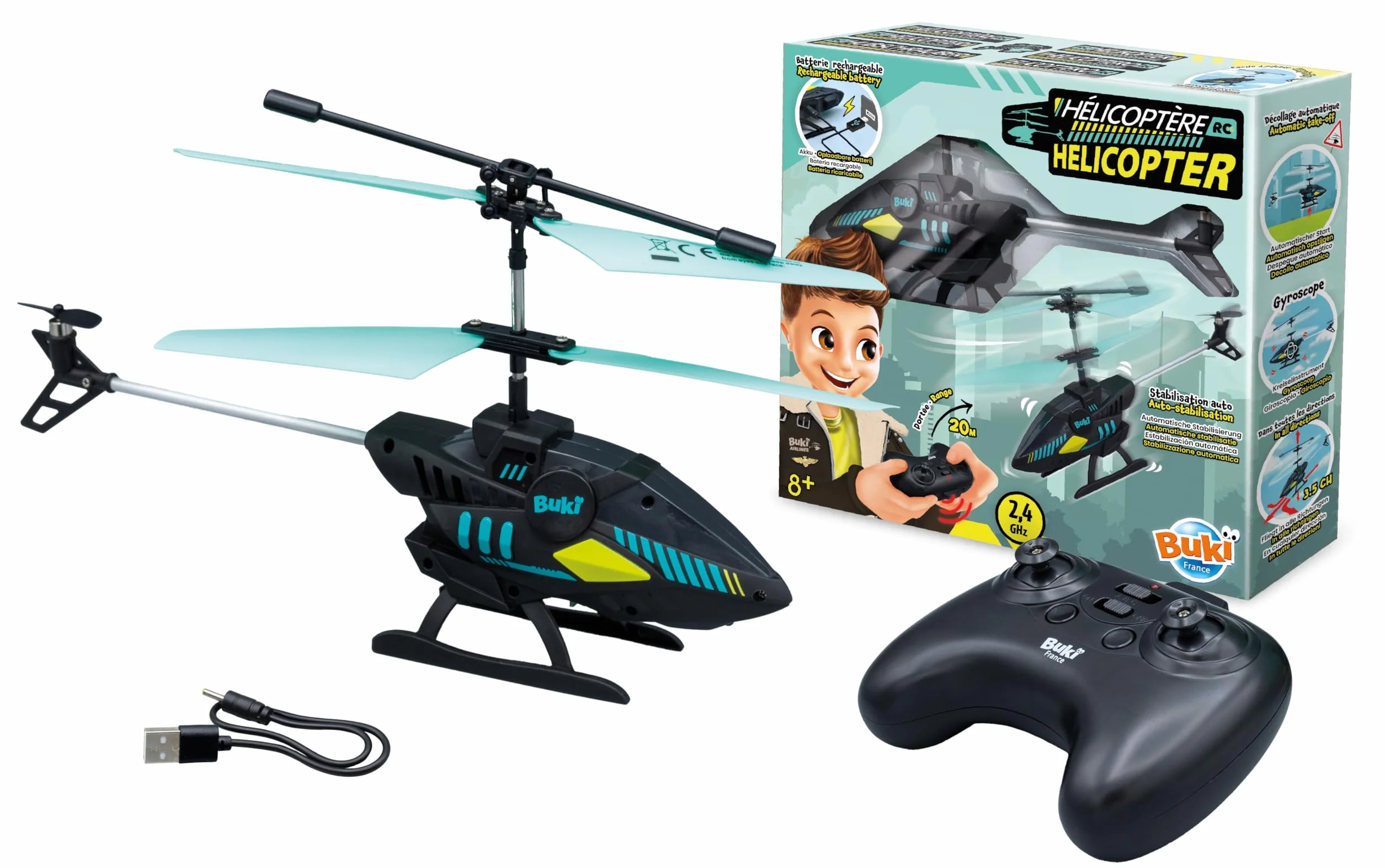 BUKI 37295 - Helikopter ze sterowaniem radiowym
