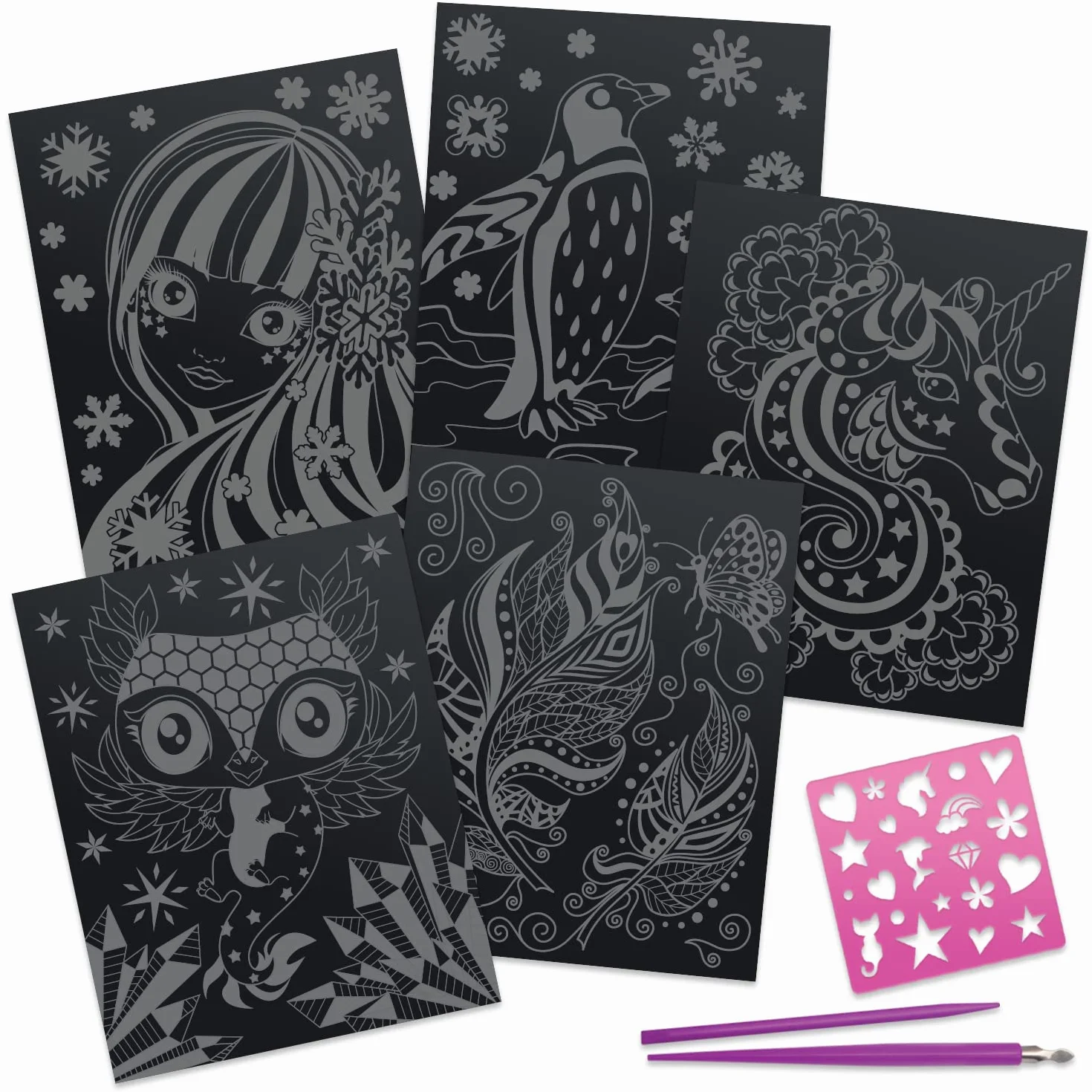 Nebulous Stars Scratch and Sketch Art Kit