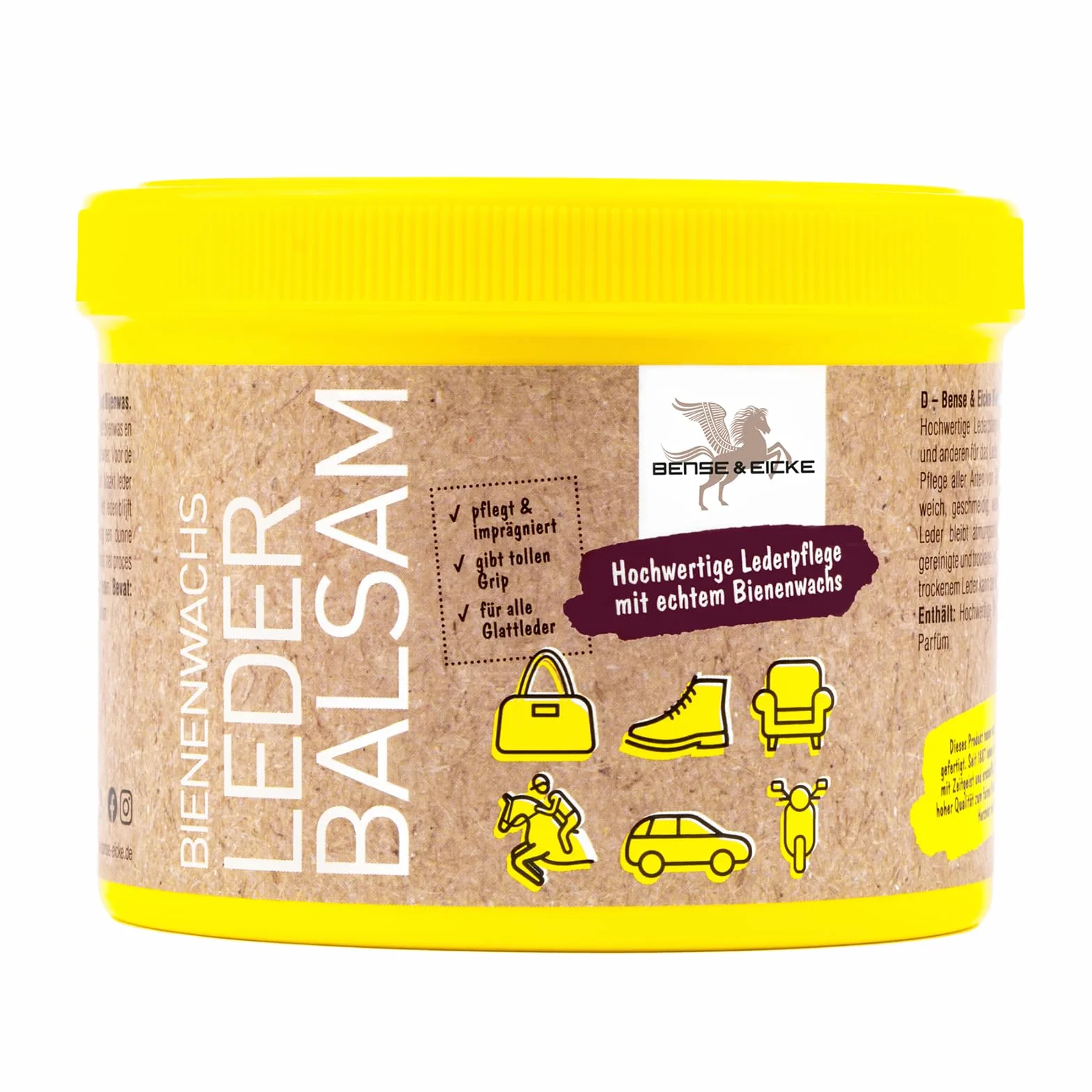 Bense & Eicke B & E wosk pszczeli balsam do pielęgnacji skóry - 500 ml