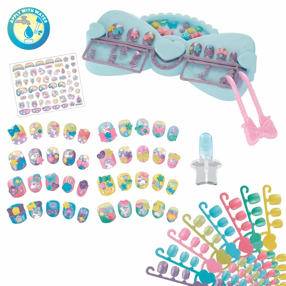 Aquabeads - 35051 Unicorn Nail Designer Kit - Arts & Crafts Bead Activity Toy