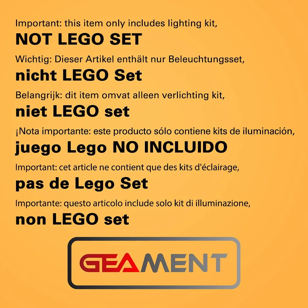 GEAMENT Oświetlenie LED Kompatybilne z LEGO Hełm dowódcy klonów Cody’ego™ 75350 Model do Składania Klocków (Zestaw Modeli Niezawarty)