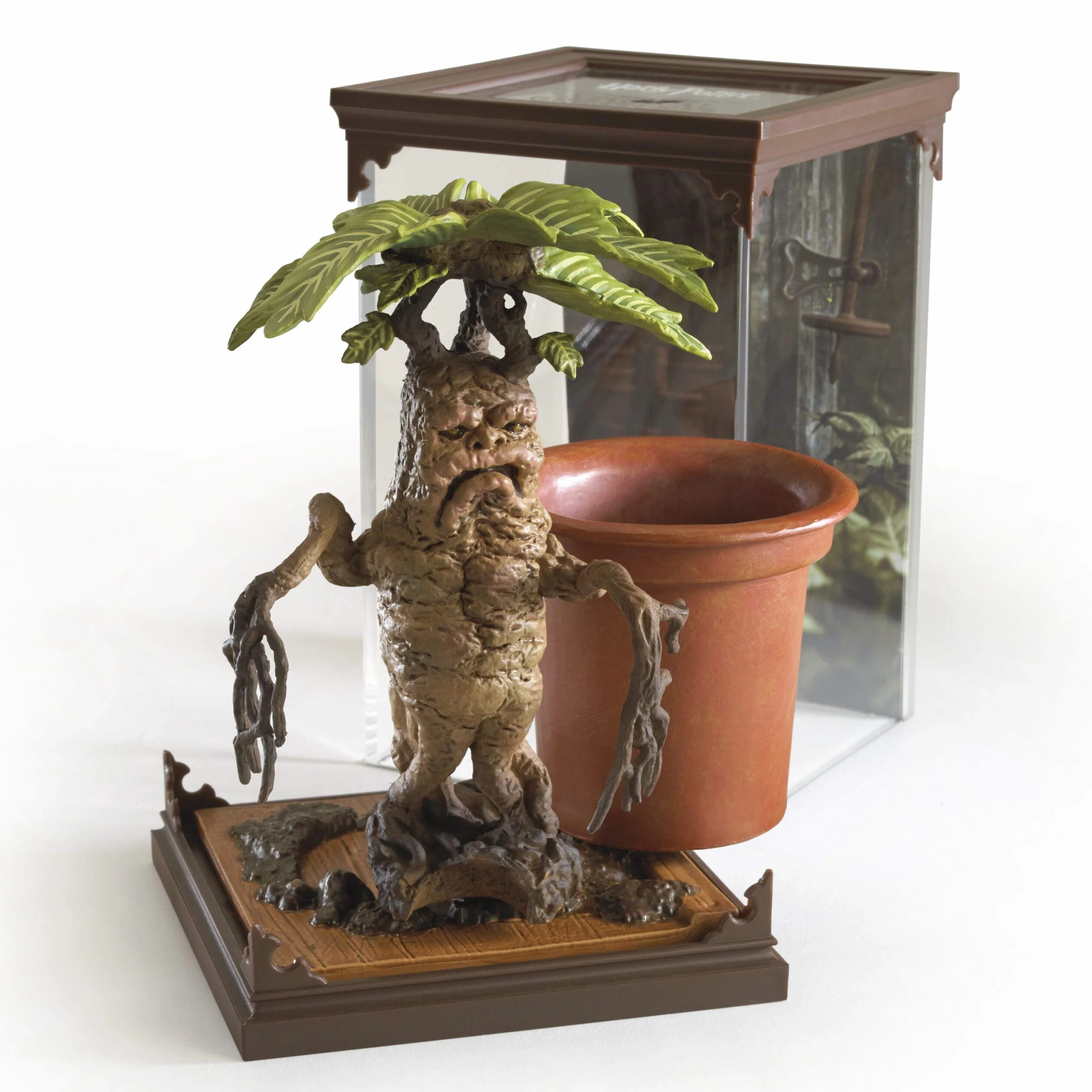 The Noble Collection Mandragora z magicznymi stworzeniami - ręcznie malowane magiczne stworzenie #17 - Oficjalnie licencjonowane figurki kolekcjonerskie o przekątnej 7 cali (18,5 cm) - dla dzieci i