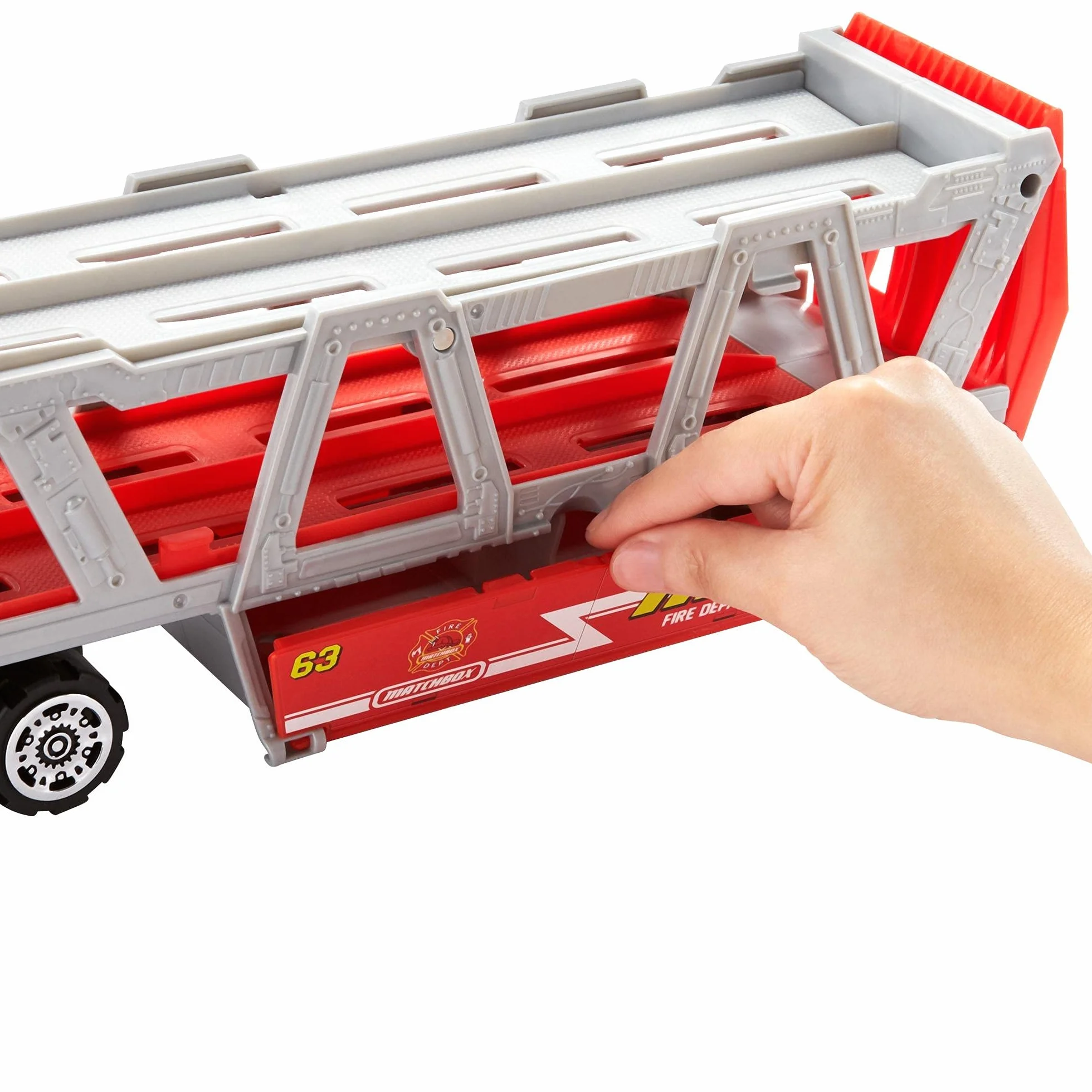 Matchbox Pojazd Zabawkowy, Czerwony/Szary, od 3 lat