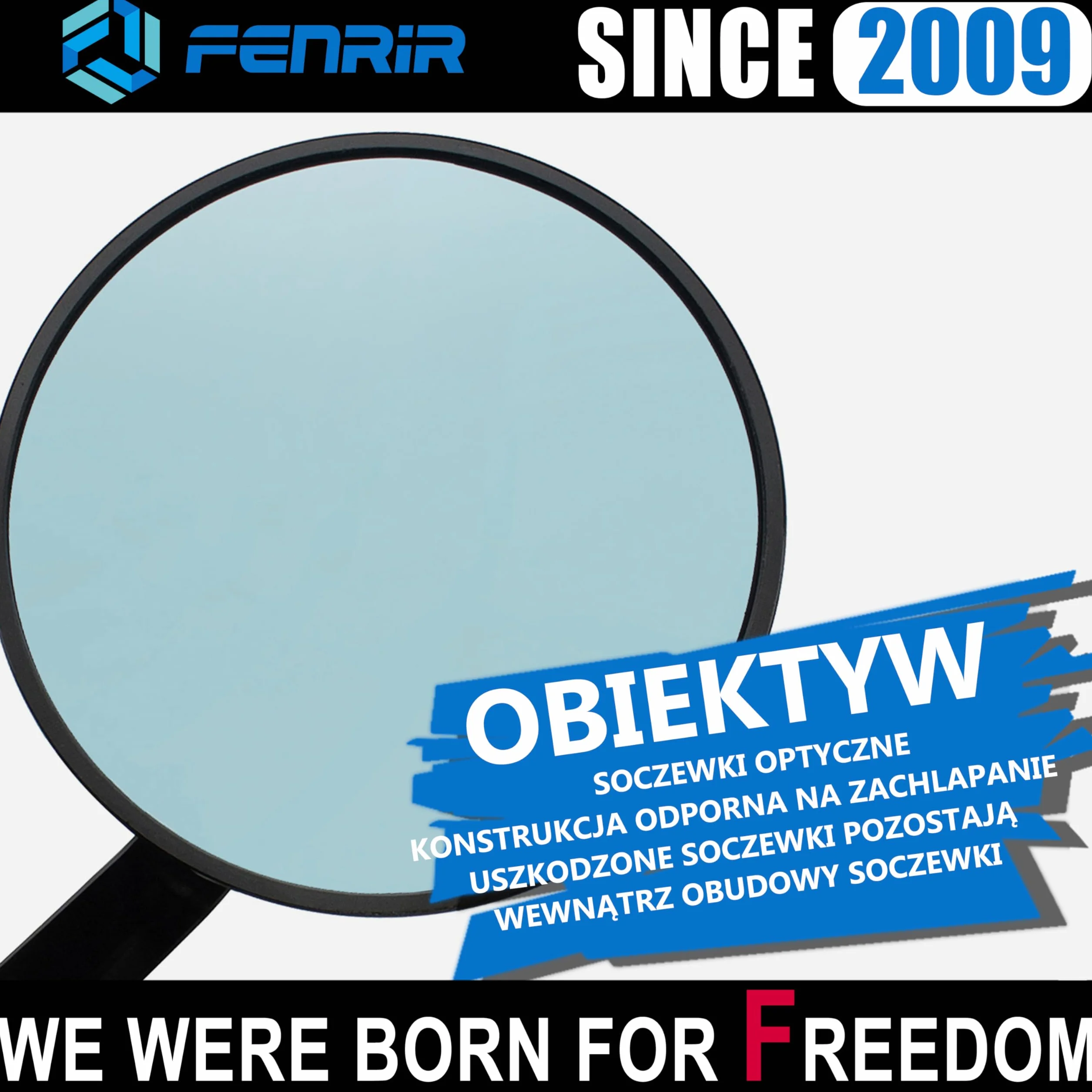 FENRIR (Nie Emark) Lusterka Kierownicy Motocykla Kierownicę Lusterko Boczne motocyklowe Czarne CNC Kute ze stopu aluminium Antyodblaskowe Konstrukcja redukująca wibracje Zakrzywione soczewki 801-0028