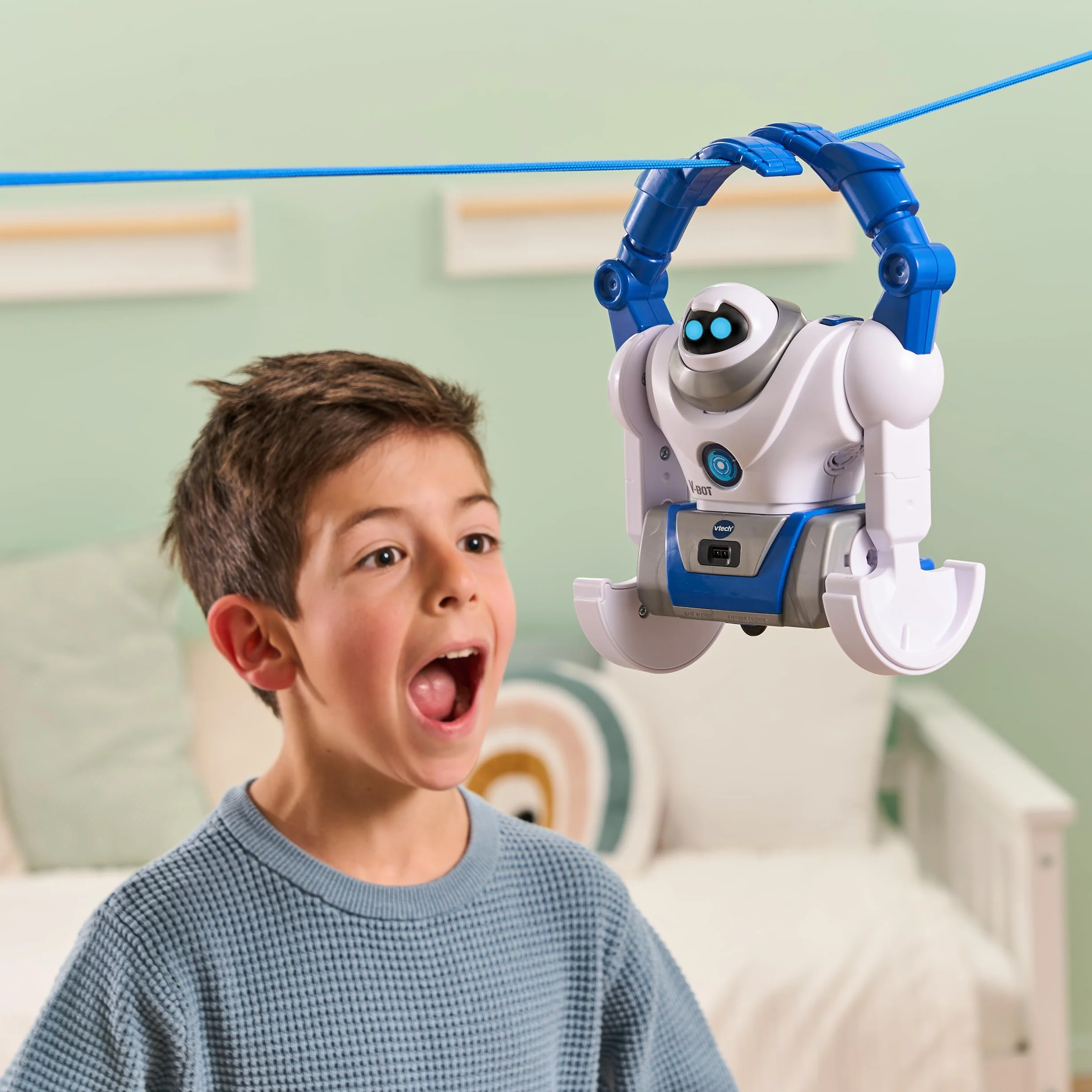 VTech V-Bot – robot 5 w 1 z silnikami i ekscytującymi misjami – dla dzieci w wieku 5-12 lat
