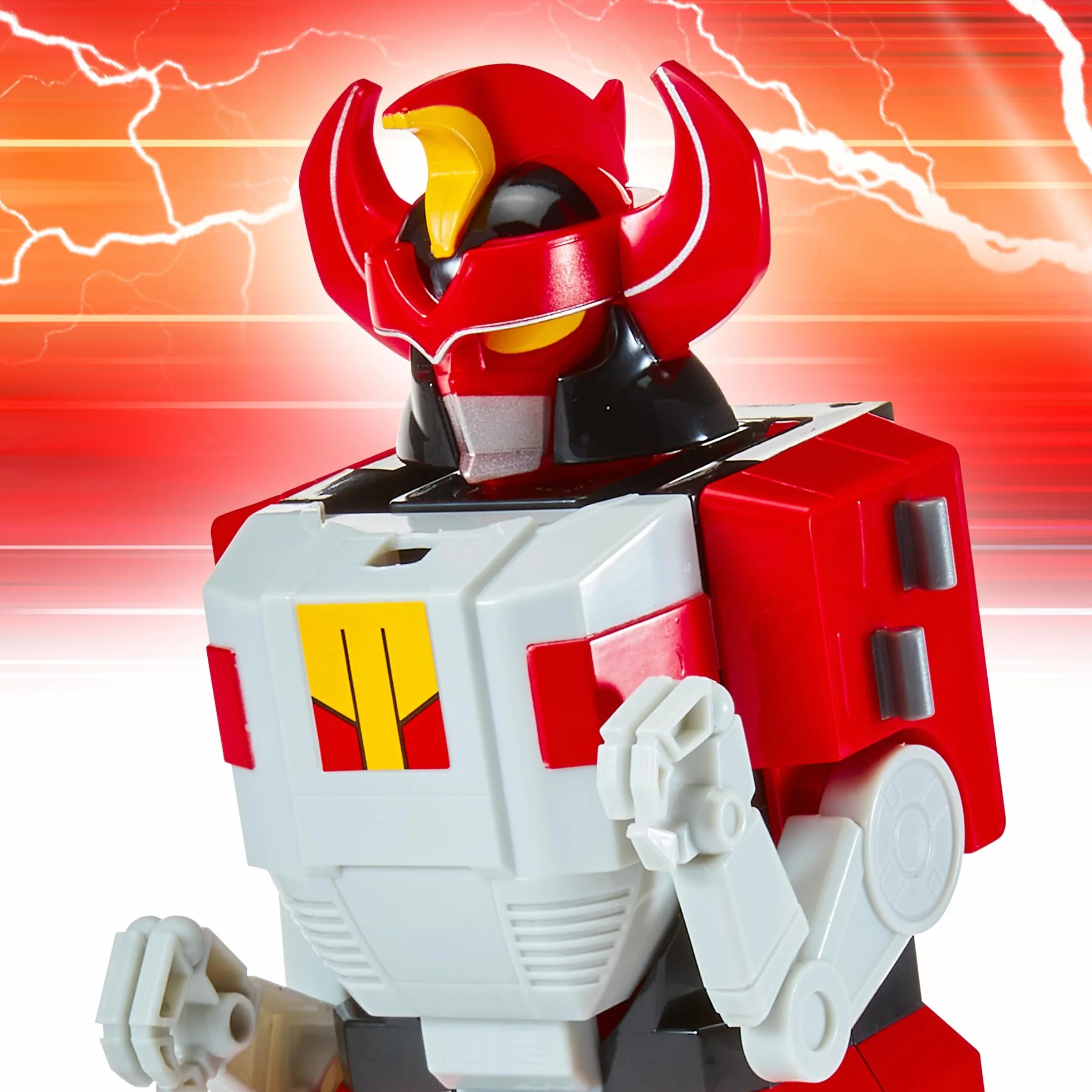 Power Rangers - Kolekcja Megazord, kombinowane Zords przegubowe, figurka, 20 cm, model Tyrannosaurus Rex Dinozord, dla dzieci od 4 lat, PWG001
