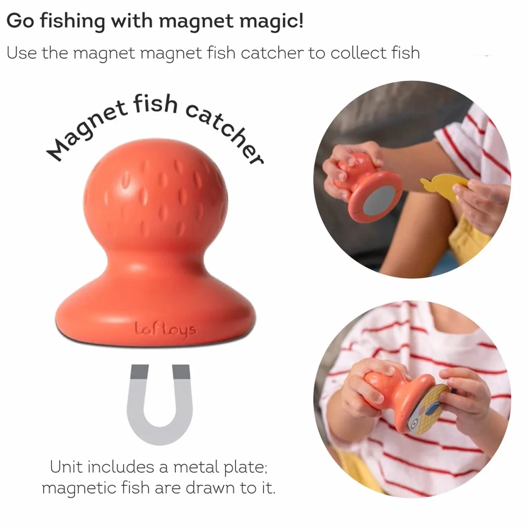 Taf Toys My First Magnetic Fishing Game. Double-Sided Fish Board Game. 6 in 1 Educational Toy for Toddlers. Catch, Count, Sort Fun. Gift Suitable for Boys & Girls 1 Year Old +