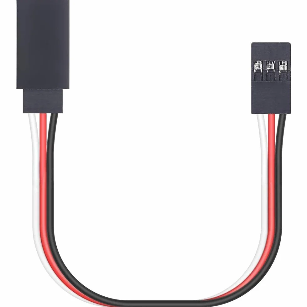 MMOBIEL 10X 5 3-pinowy RC Servo Emermeble / 5 Servo Y Kabel dla serwotorek Połączenia Kontrolującego Drony RC, samochód, robot itp.