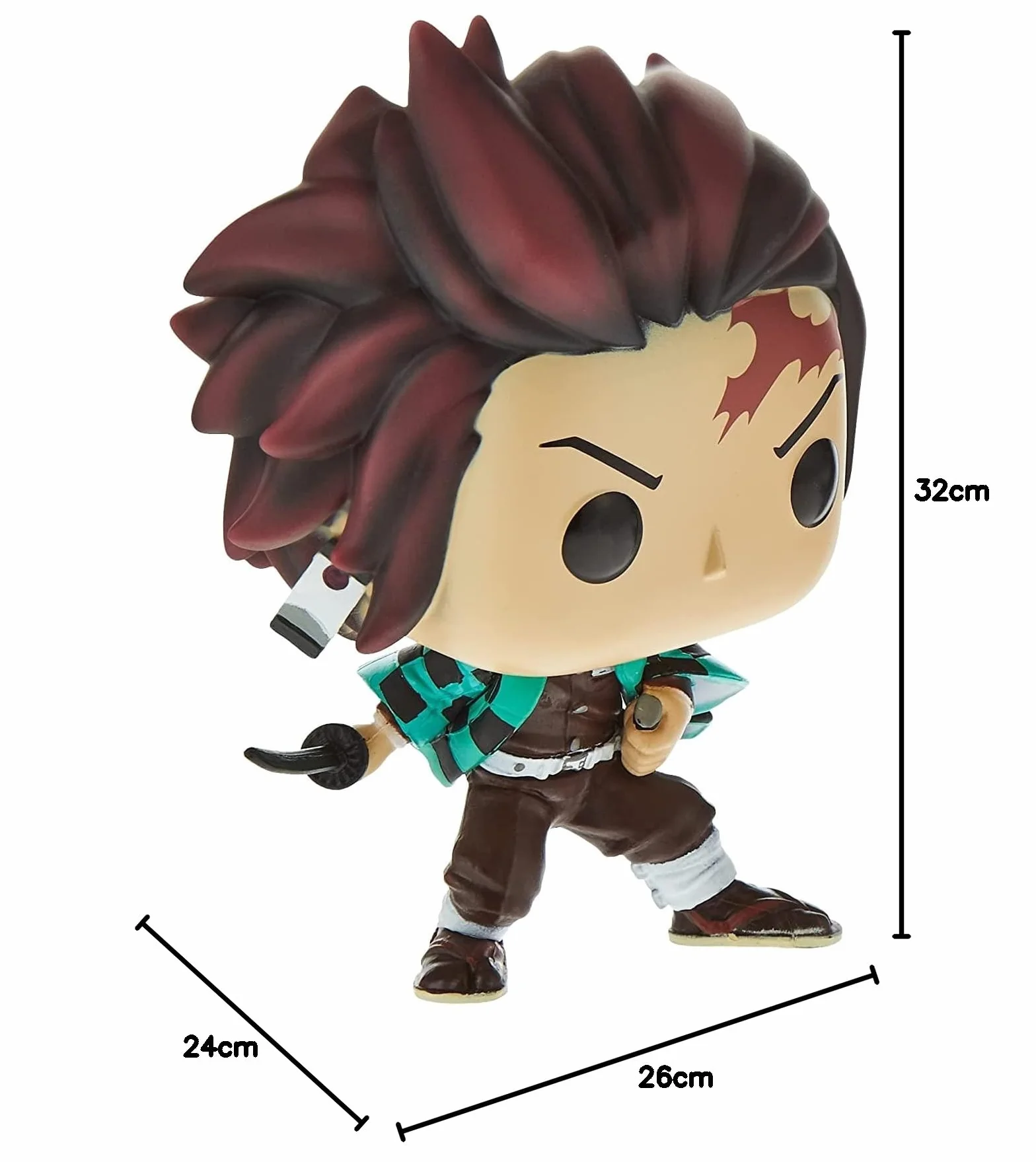 Funko POP! Animation: Demon Slayer - Tanjiro Kamado - Winylowa figurka kolekcjonerska - Pomysł na prezent - Oficjalny towar - Zabawki dla dzieci i dorosłych - Fani anime