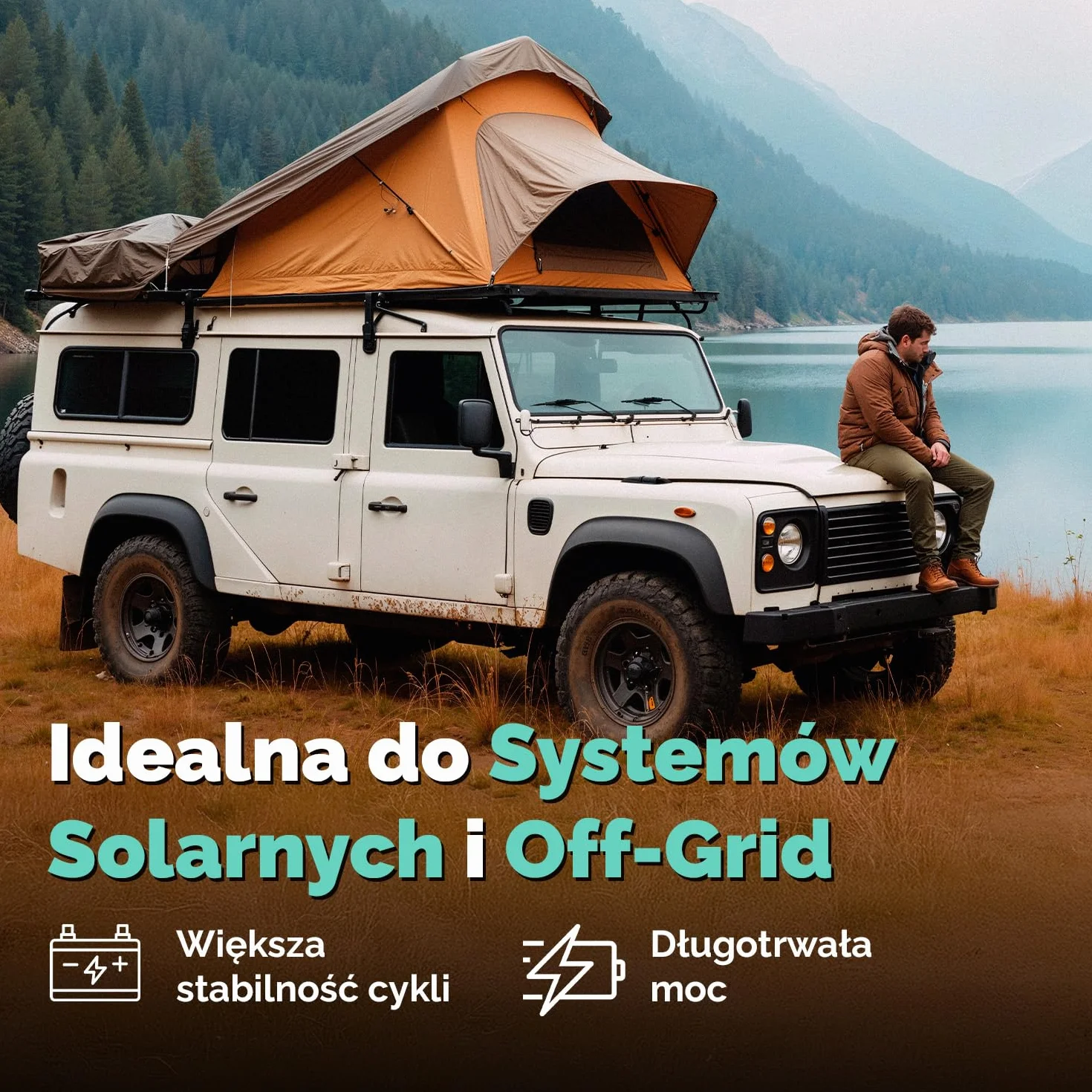 Electronicx CARAVAN EXTREME EDITION 100Ah / C100 / 12V – Żelowy akumulator zasilający – 100Ah – 12V – do kampera, vana, łodzi, systemów PV – bezobsługowy i wytrzymały – 278×175×190 mm