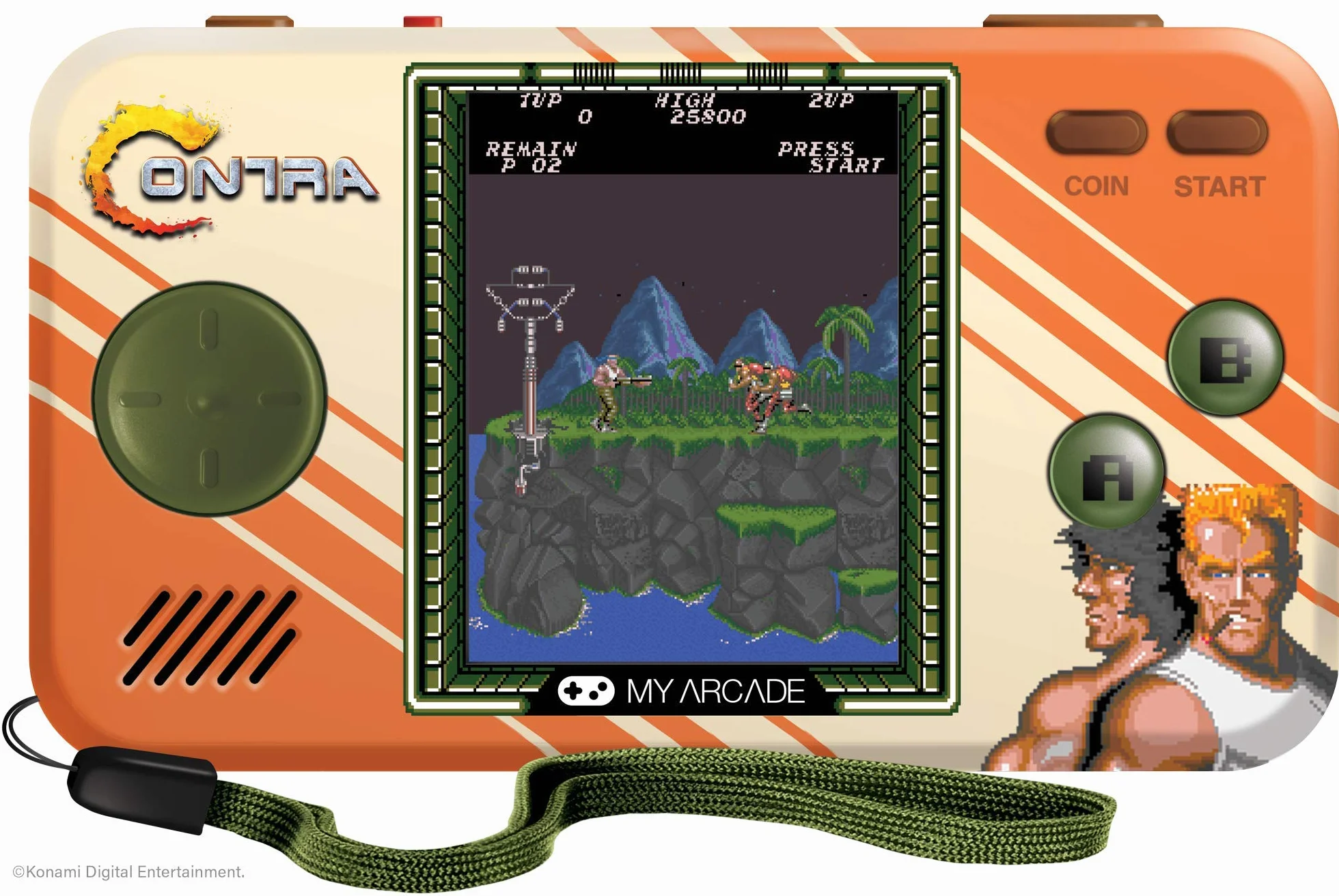 My Arcade DGUNL-3281 Contra kieszonkowy przenośny system gier