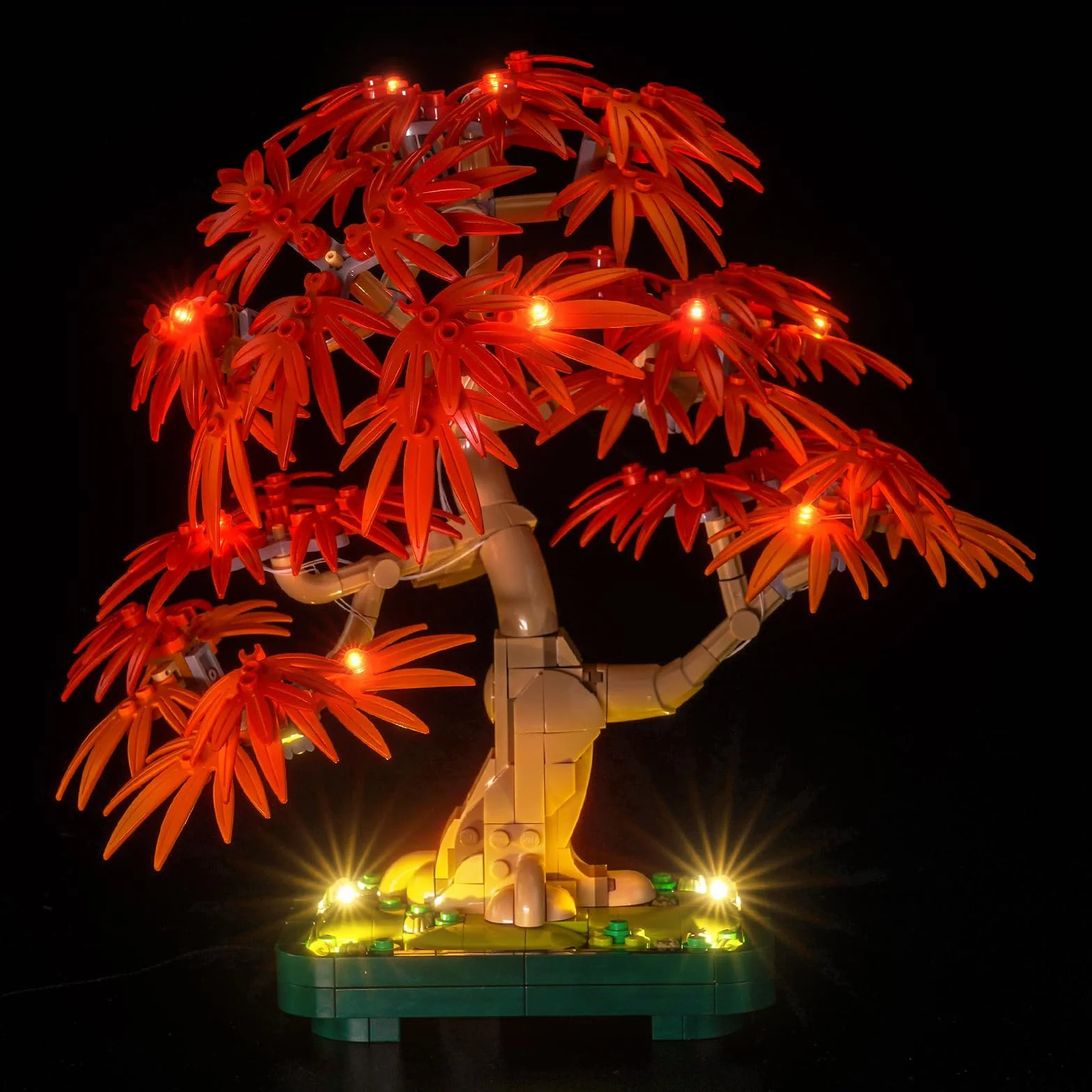 Zestaw świateł LED kompatybilny z Lego 10348 Japoński czerwony klon bonsai drzewo (bez modelu), zestaw oświetlenia dekoracyjnego kompatybilny z Lego Japoński czerwony klon bonsai drzewo kreatywna