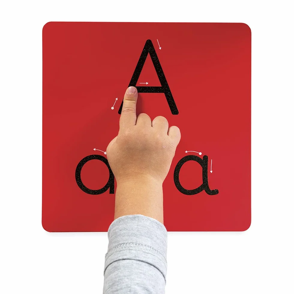 Janod - Essential - Learn to Write - Wooden Early Learning Educational Game - Teaches Letters and Reading - Water-Based Paint - from 3 Years, J05074, 9.1 x 3.1 x 9.6 inches