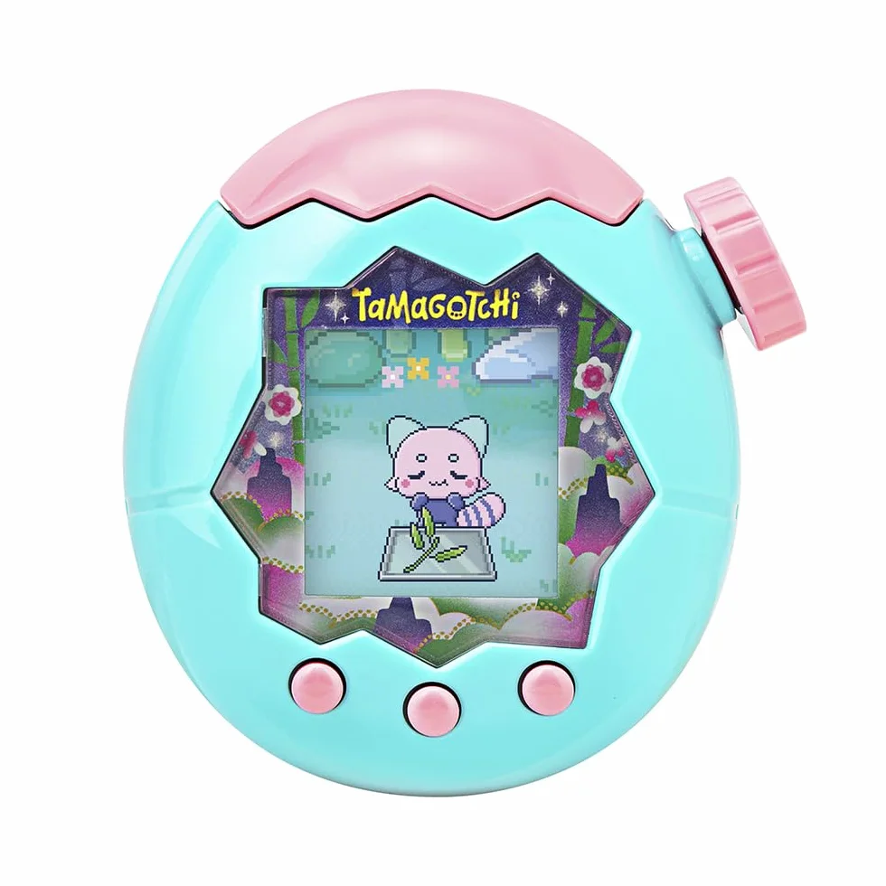 BANDAI Tamagotchi Jade Forest Paradise Virtual Pet Jade 43424, elektroniczna zabawka, idealna dla dzieci powyżej 6 roku życia Zoom do raju, aby zadbać o swojego e-zwierzaka!