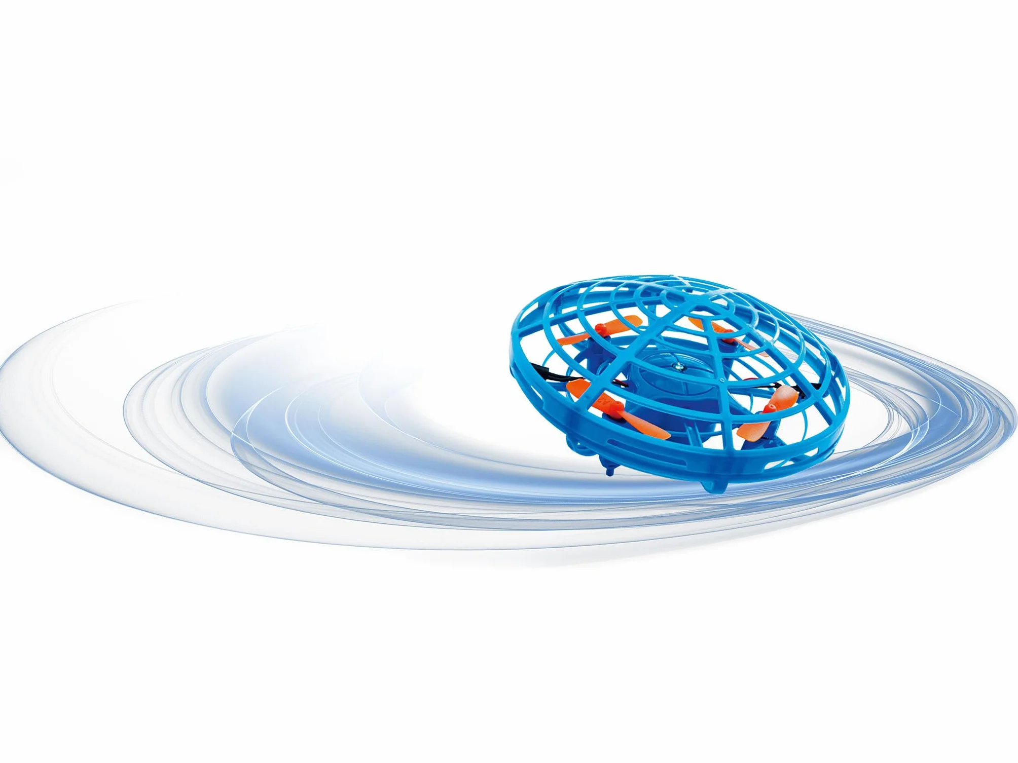 Revell Control Magic Mover niebieski I zabawny dron z funkcją startu rzucania, sterowanie mi rąk, wyposażony w trzy czujniki zapobiegające pękaniu IR, idealny do gier z przyjaciółmi