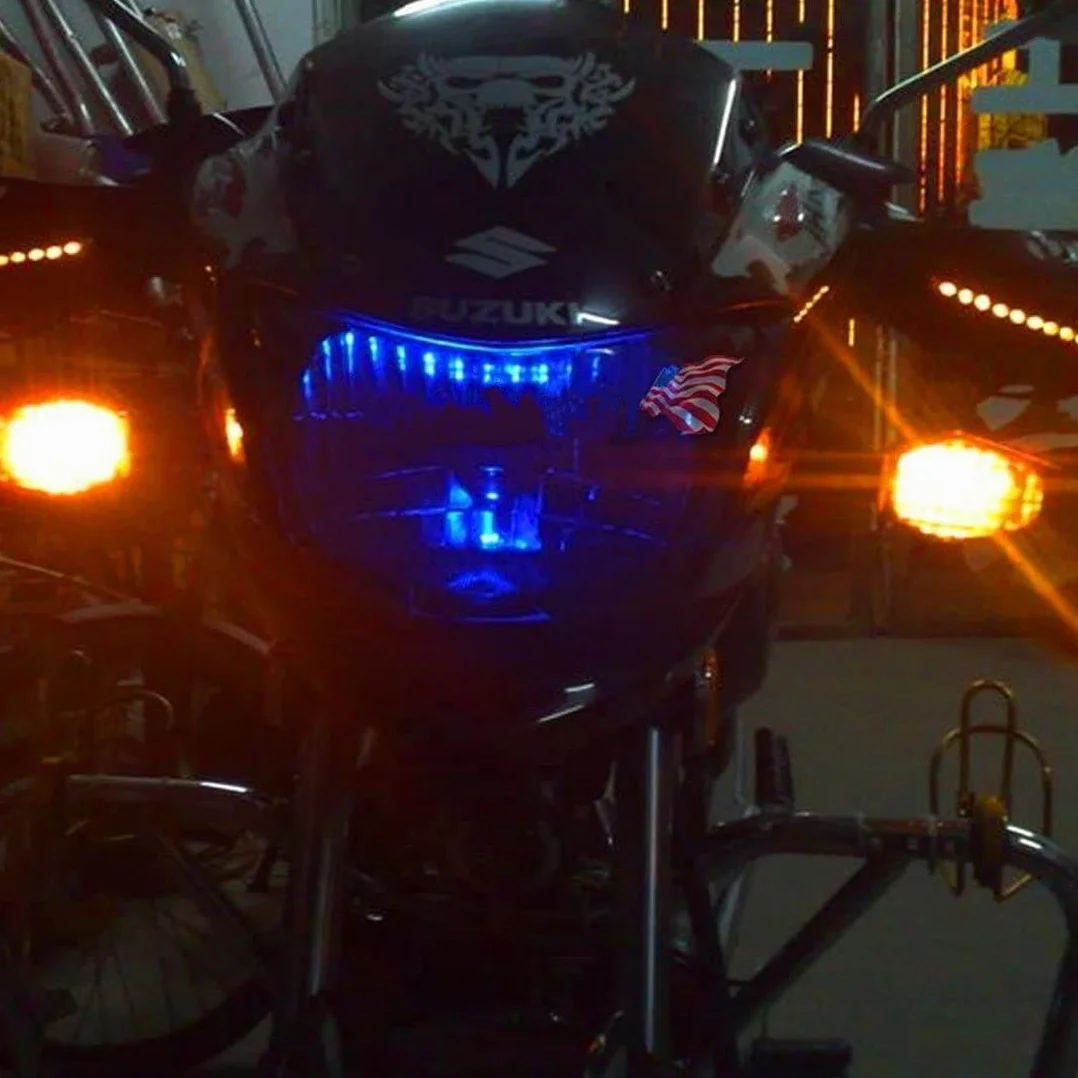 GUUZI 2-Pin LED Przekaźnik Migaczy, Automatyczny Motocyklowy 150W 12V z Kablem do Sterowania Prędkością Sygnału Skrętu LF1-S-PIN